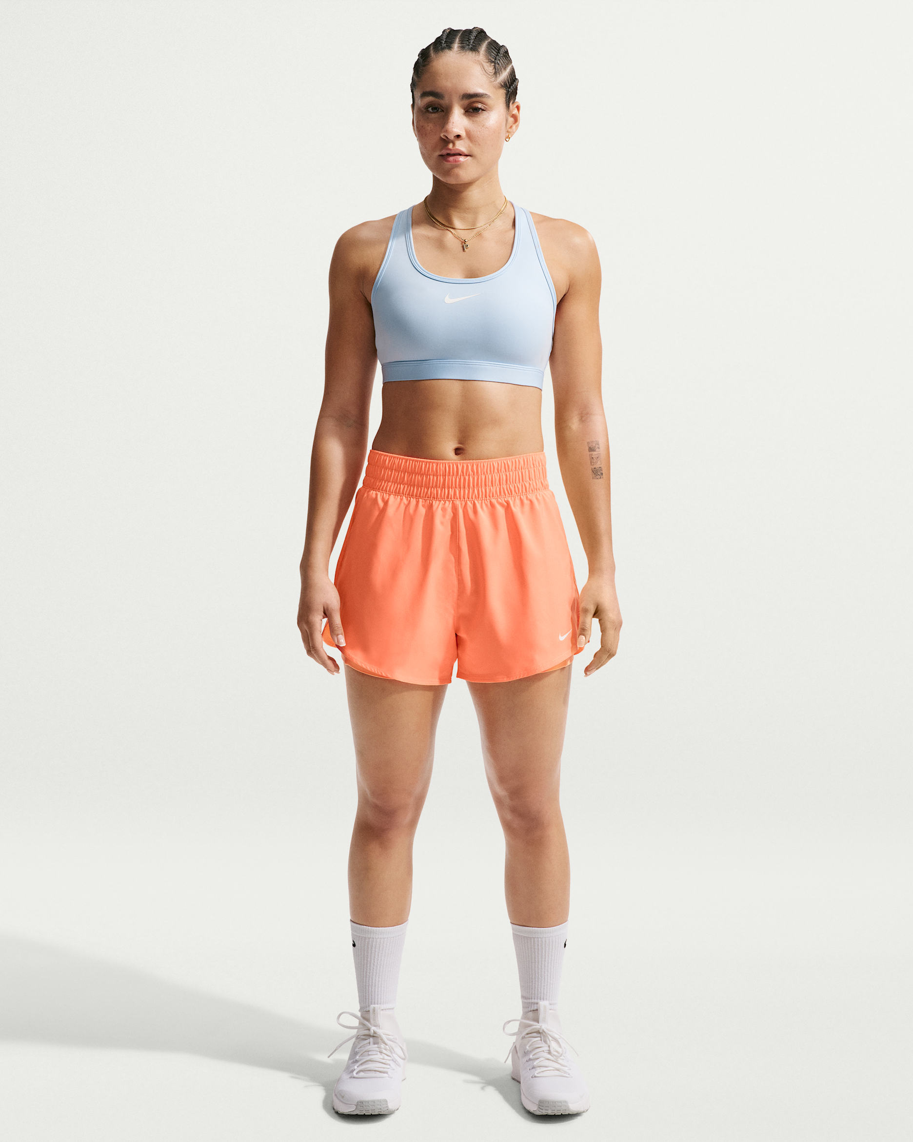 Nike One — Orange Pulse/White