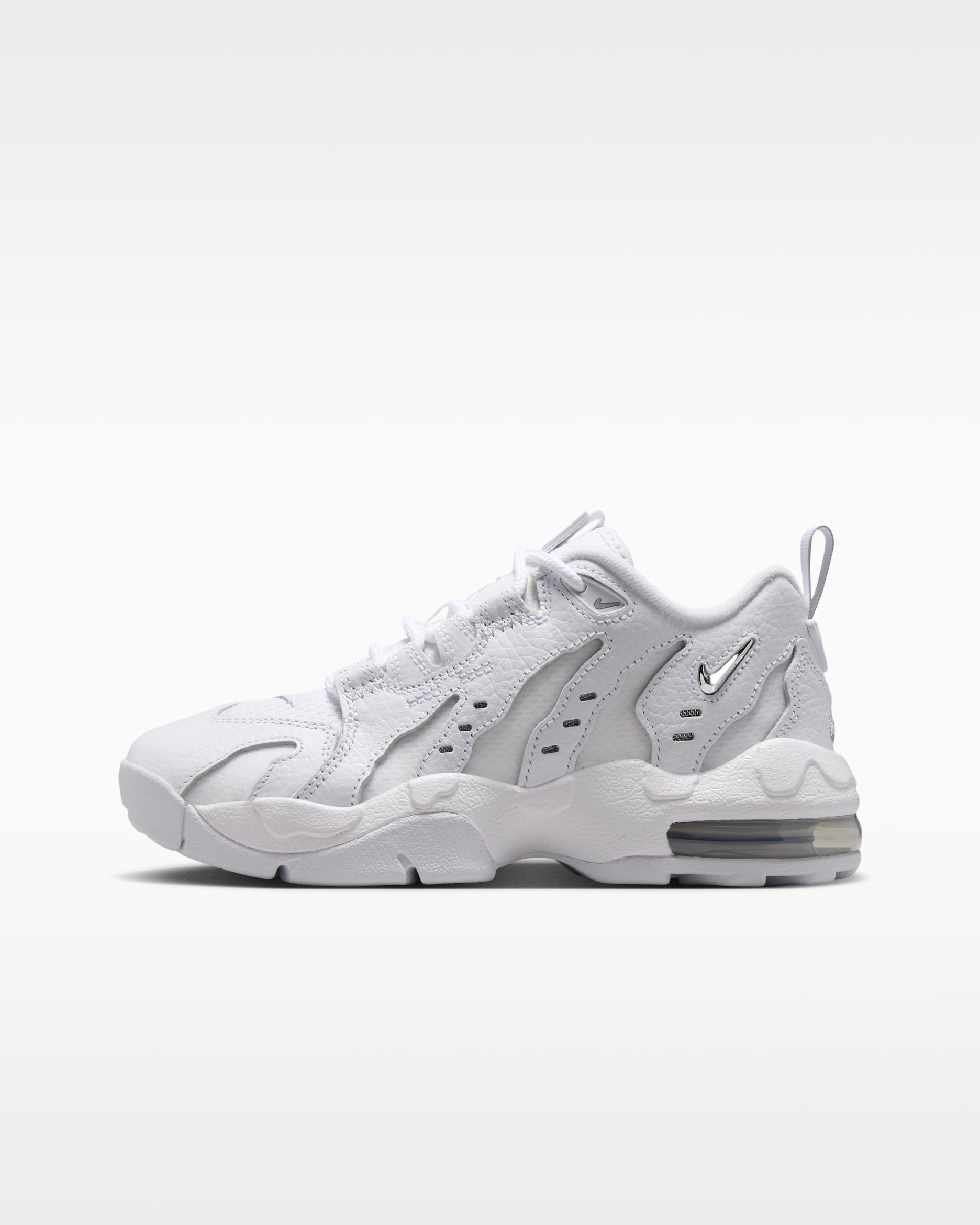 Nike Air DT Max '96 Low — White/White/Light Smoke Grey/Metallic Silver
