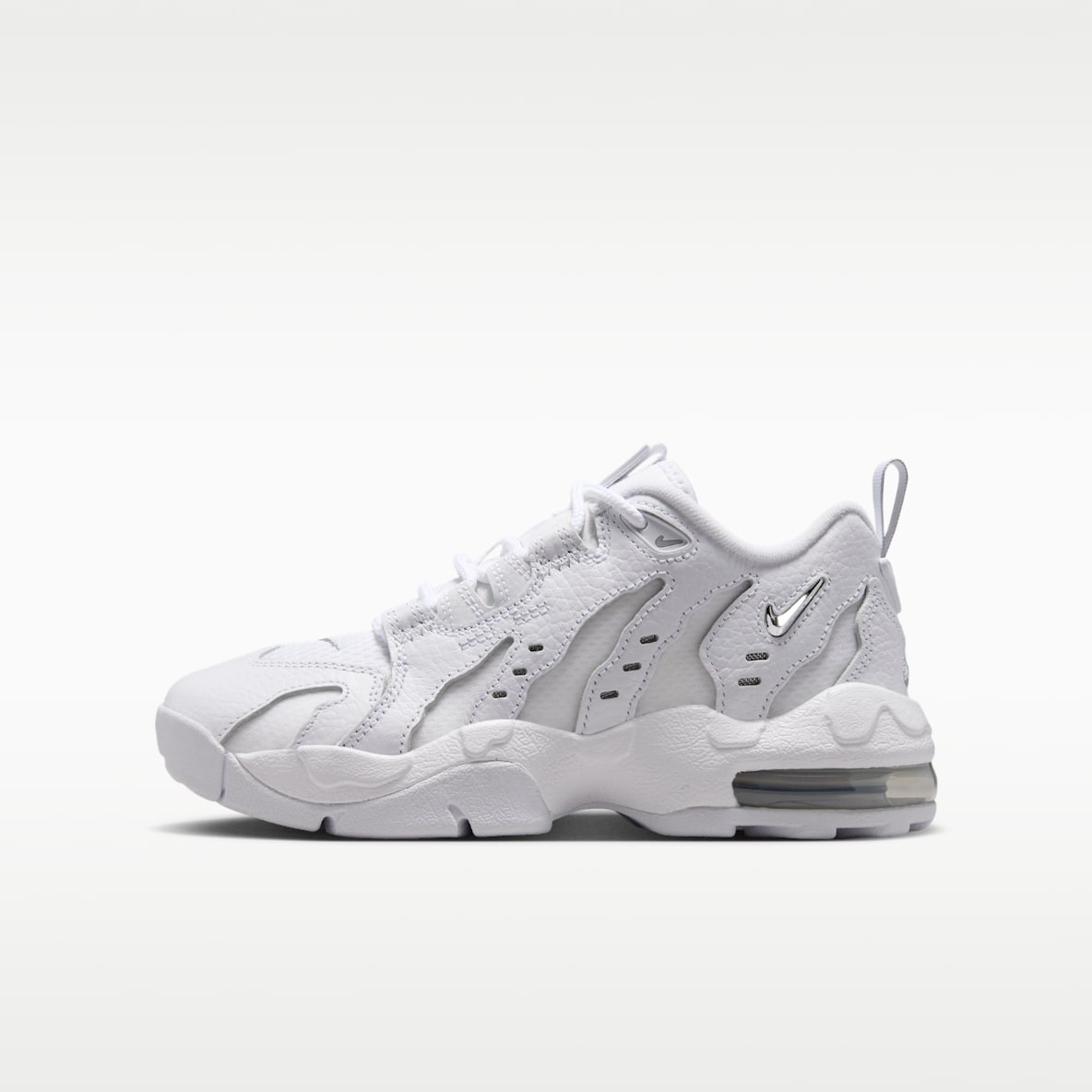 Nike Air DT Max '96 Low — White/White/Light Smoke Grey/Metallic Silver