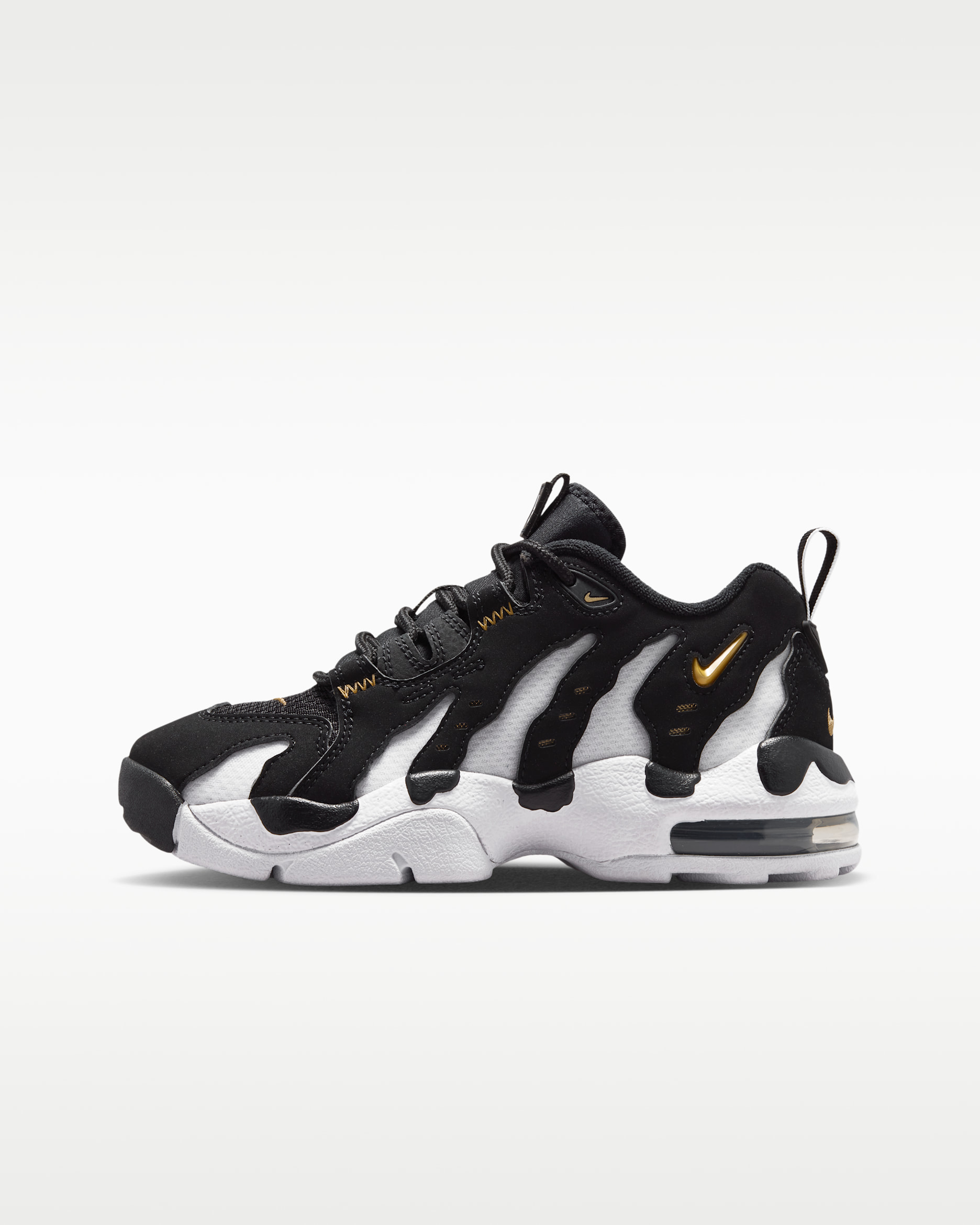 Nike Air DT Max '96 Low — Black/White/Metallic Gold