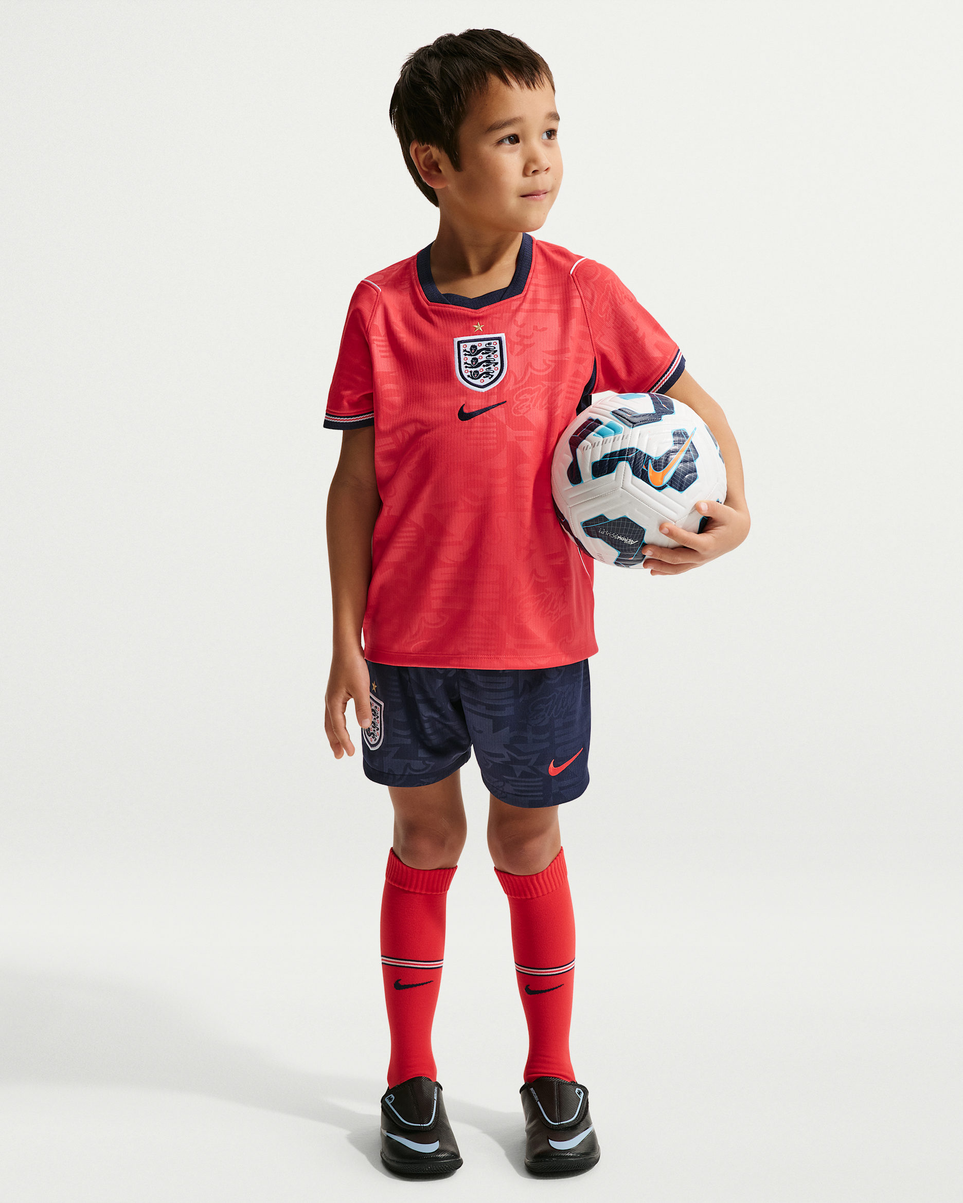 England 2026 Stadium Away — Speed Red/Obsidian/White
