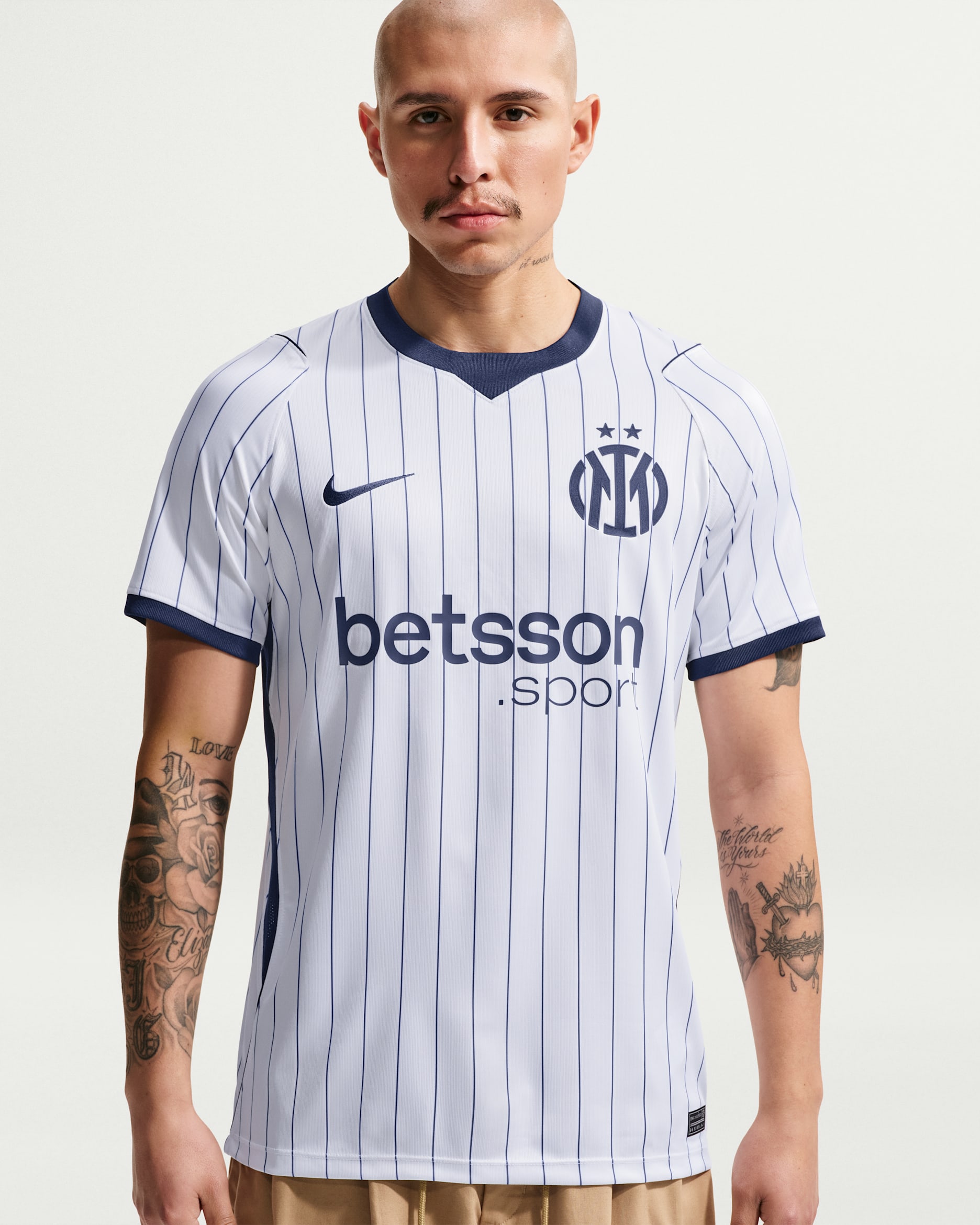 Inter Milan 2026/27 Stadium Away — White/Blue Void/Blue Void