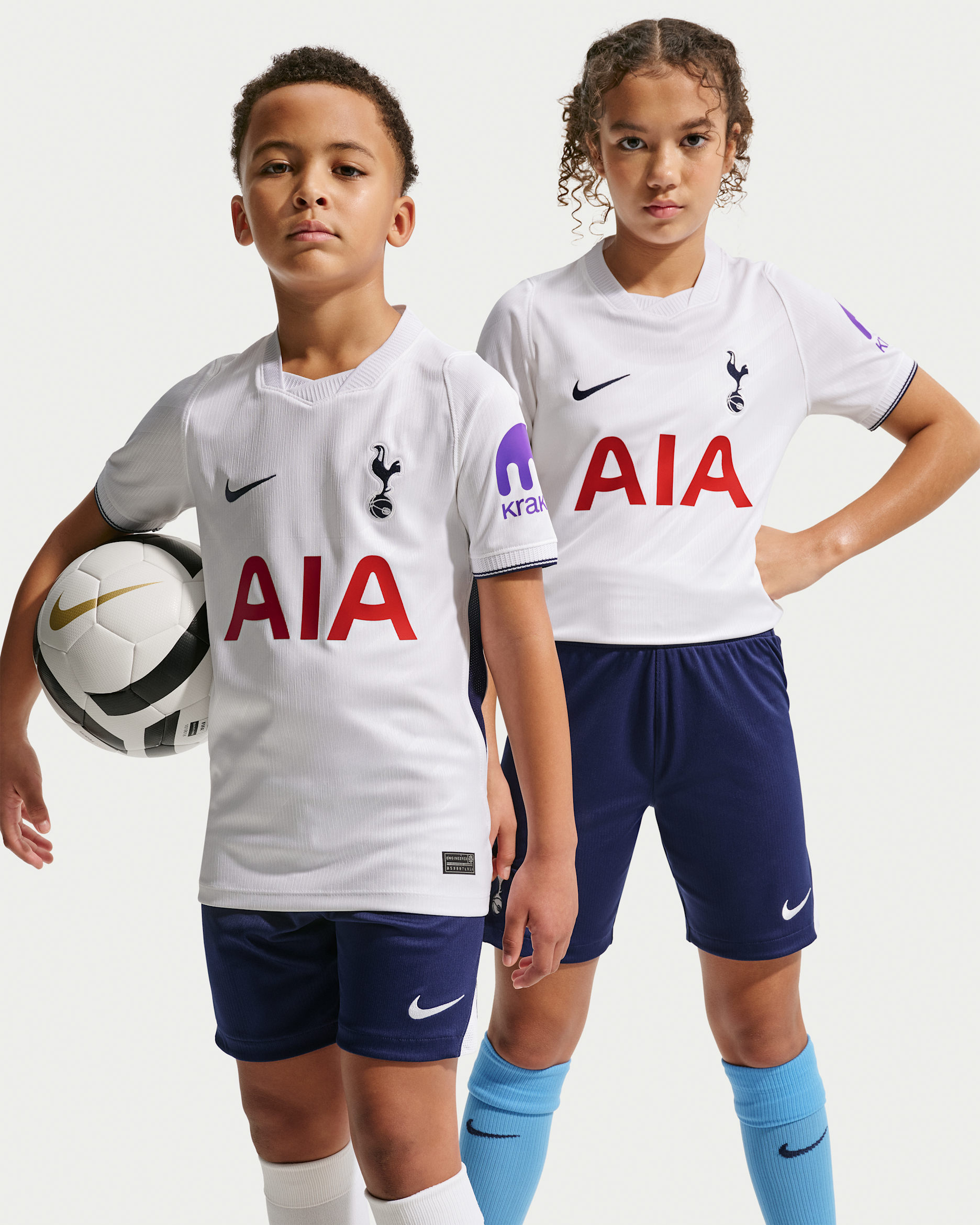 Tottenham Hotspur 2026/27 Stadium Home — White/Binary Blue/Binary Blue