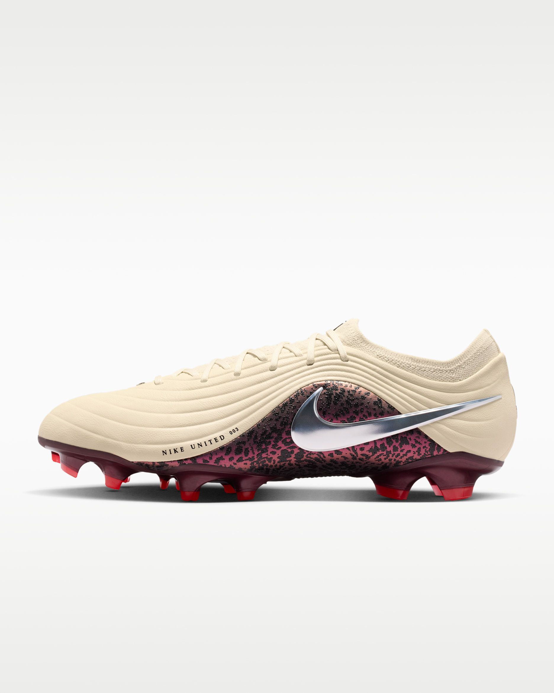 Nike United Tiempo Maestro Elite — Fossil/Burgundy Crush/Metallic Silver