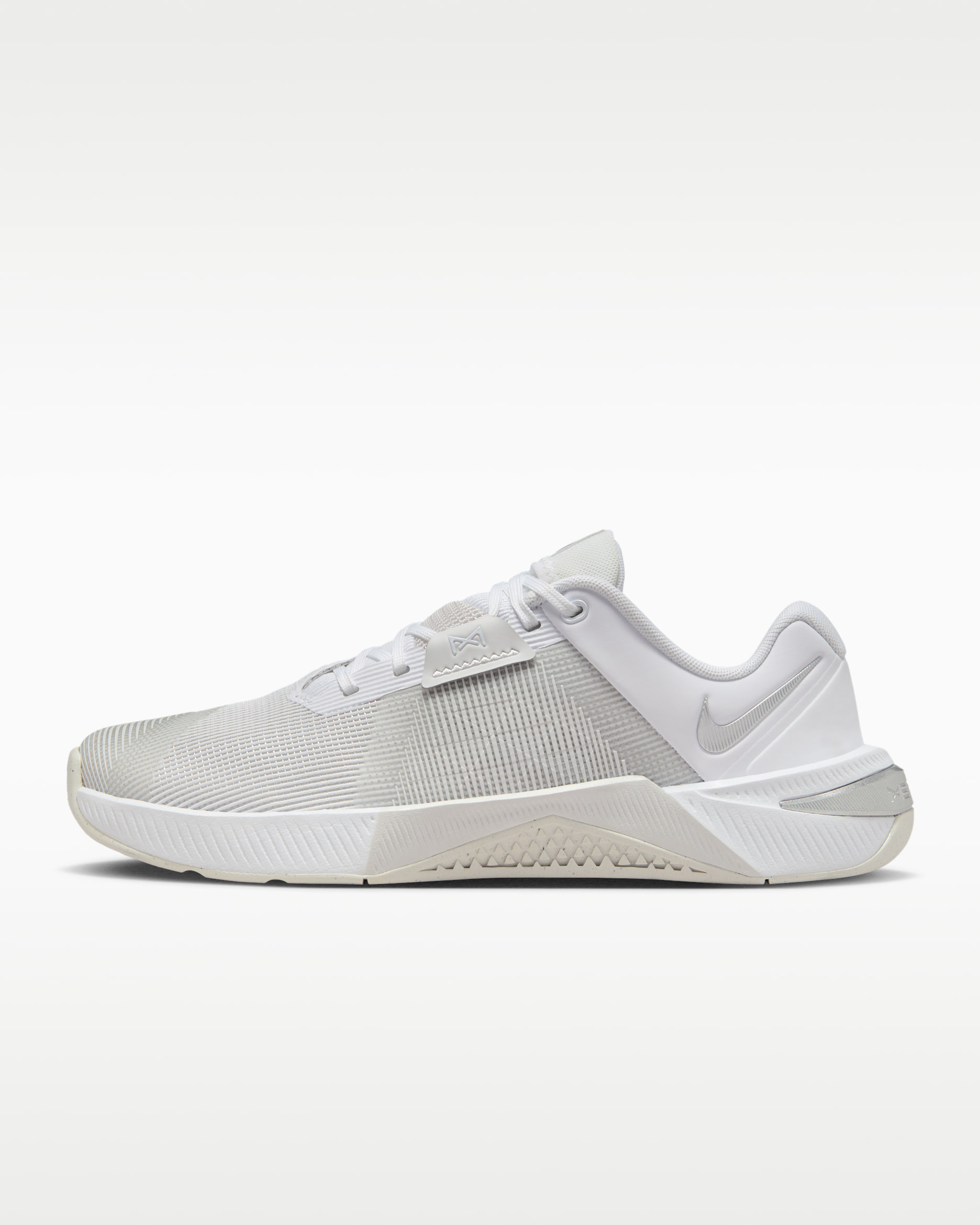 Nike Metcon 10 — White/Platinum Tint/Wolf Grey/Metallic Silver