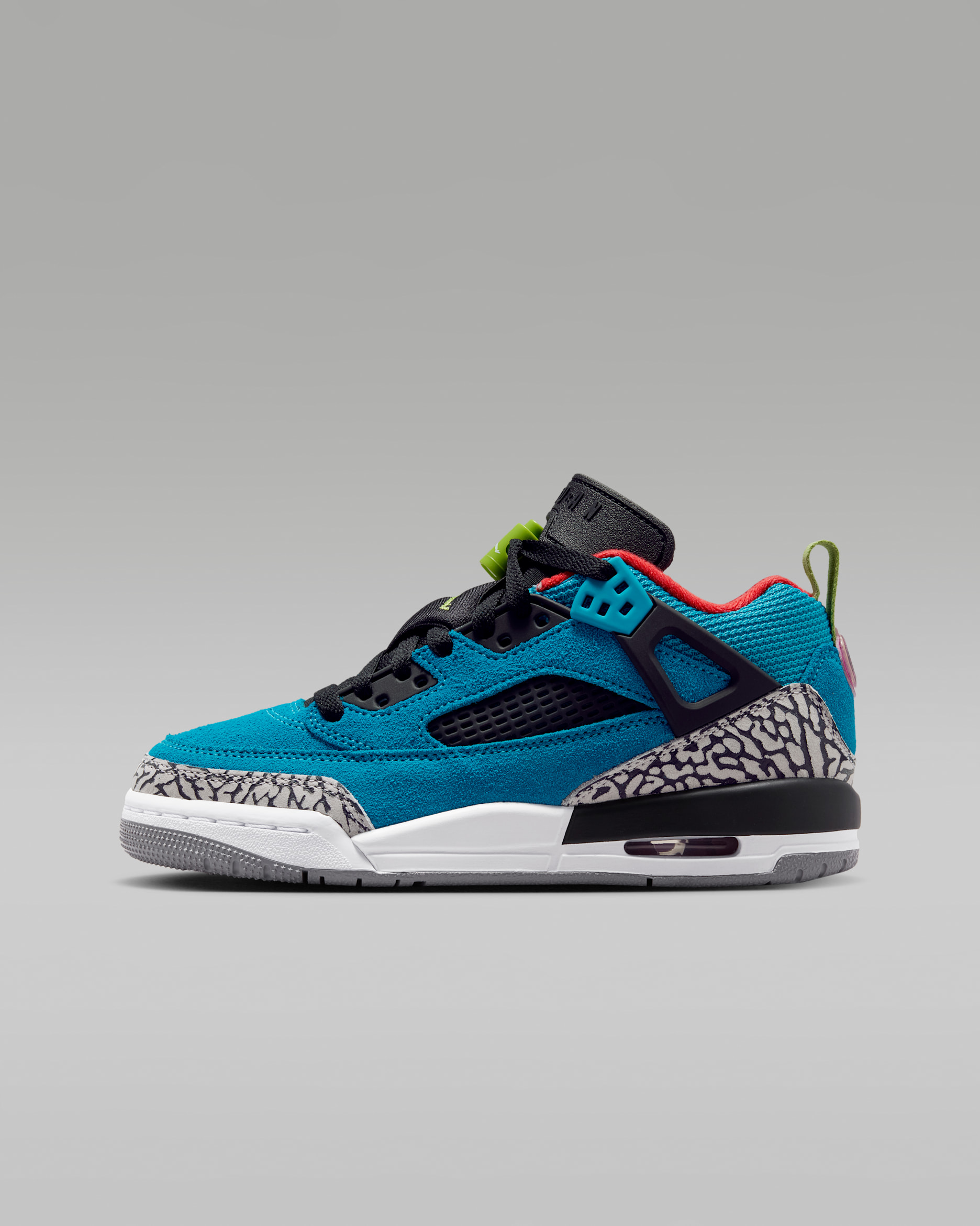 Jordan Spizike Low — Neo Turquoise/Light Crimson/Cosmic Fuchsia/Vivid Green