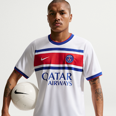 Paris Saint-Germain Home — White/Old Royal/University Red/White