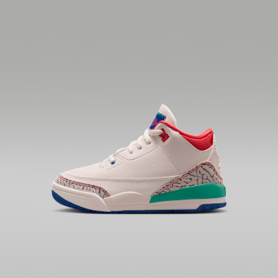 Jordan 3 Retro 'Play Your Way' — Chalk/True Blue/Kinetic Green/Track Red