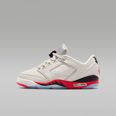Air Jordan Sixty Plus Low — Sail/Black/Reflect Silver/Fire Red