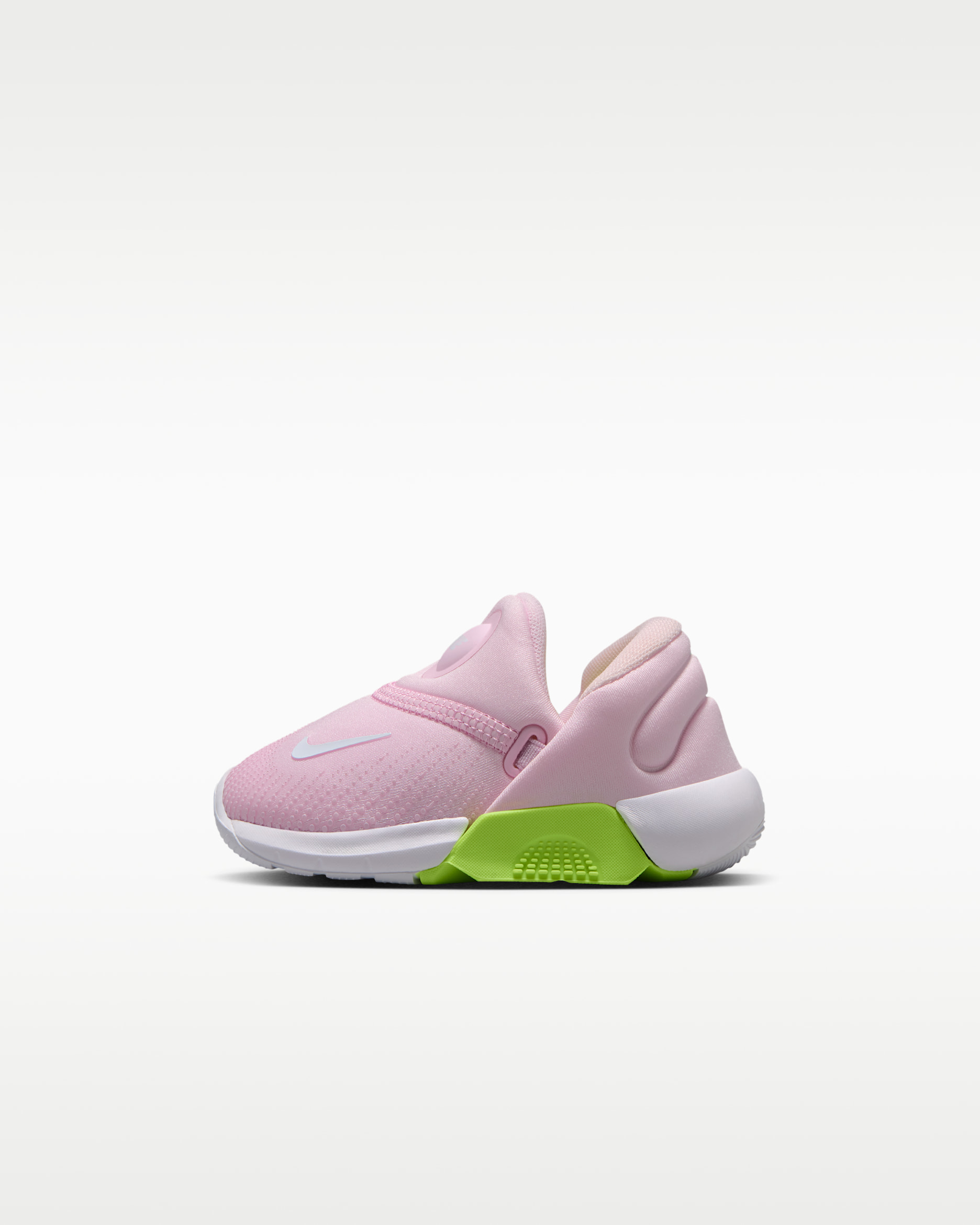 Nike Swoosh Go — Pink Foam/Volt/Barely Volt/Sail