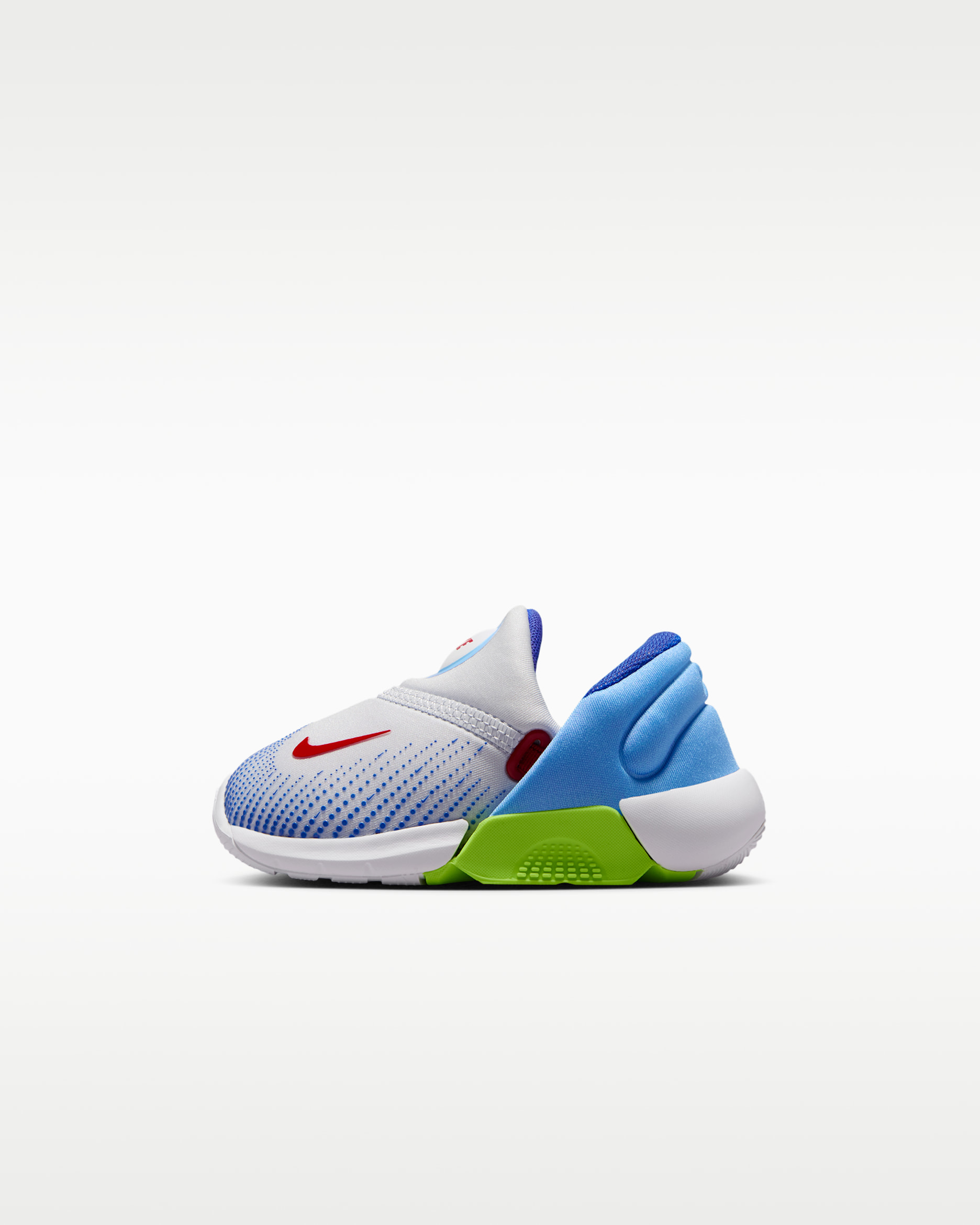 Nike Swoosh Go — Football Grey/Football Blue/Volt/University Red