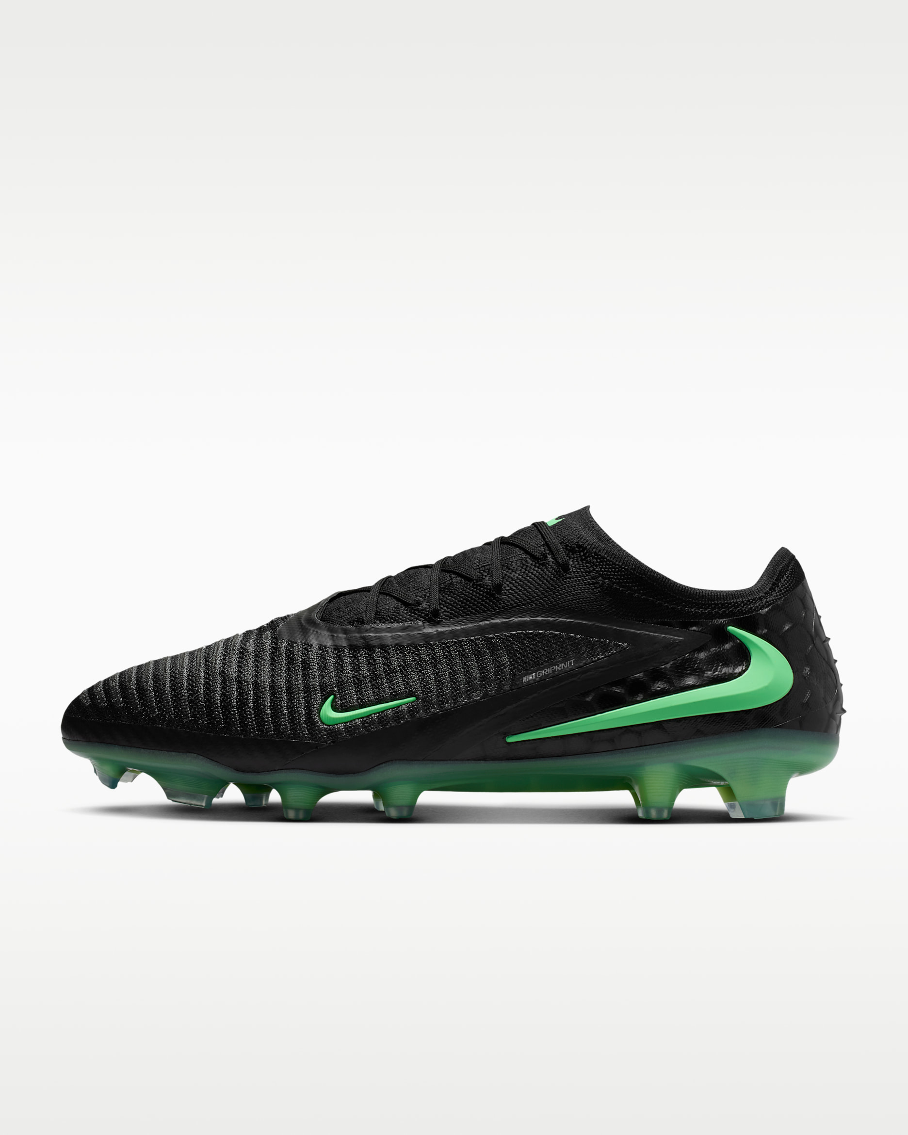 Nike Phantom 6 Low Elite — Black/Black/Illusion Green
