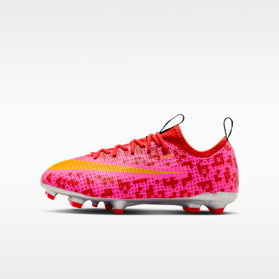 Nike Jr. Mercurial Vapor 17 Academy x LEGO® Collection — Rush Red/Metallic Silver/Hyper Pink/University Gold