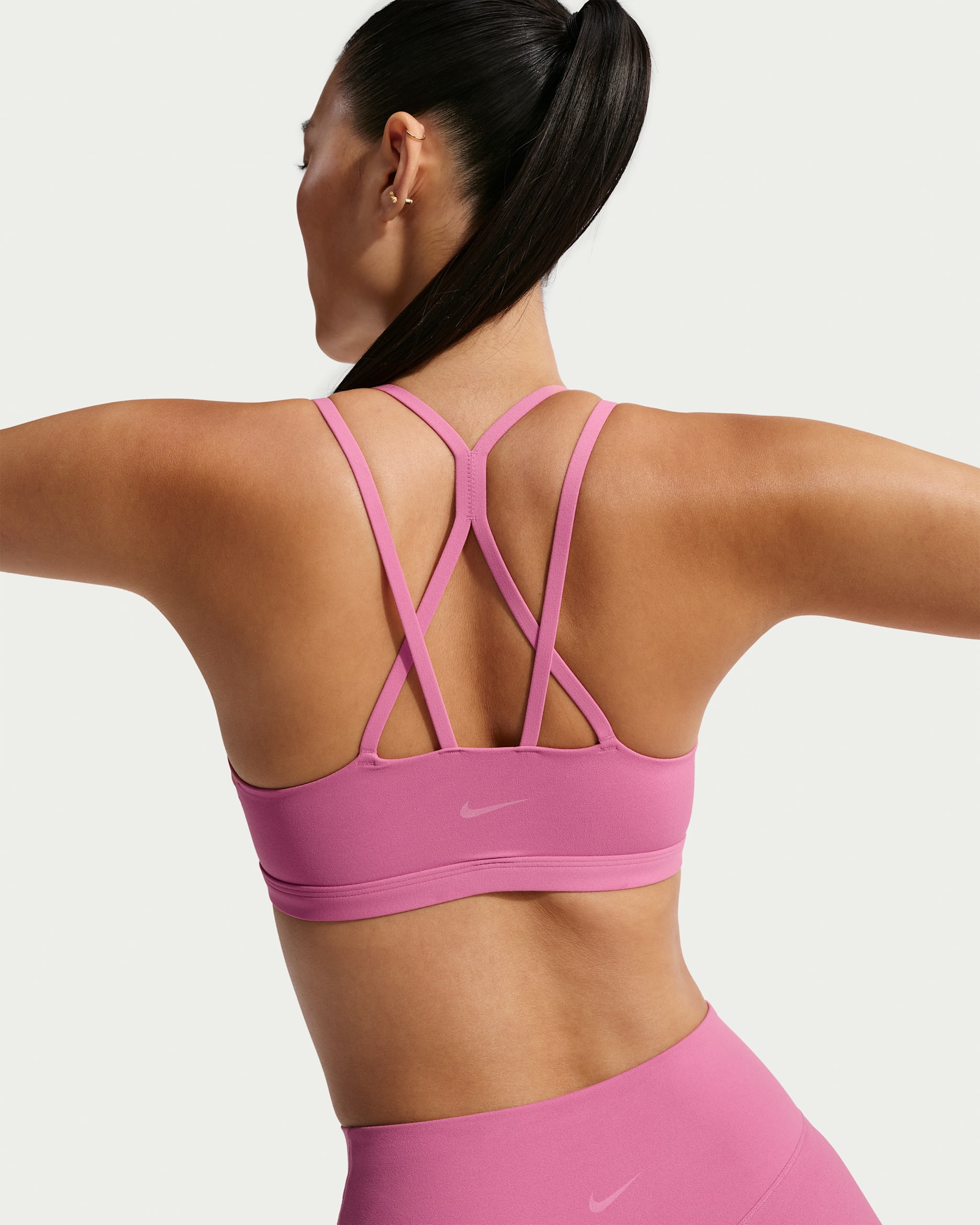 Nike Zenvy Strappy — Peony/White