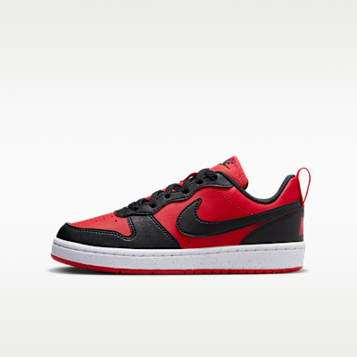 Nike Court Borough Low Recraft — University Red/White/Black