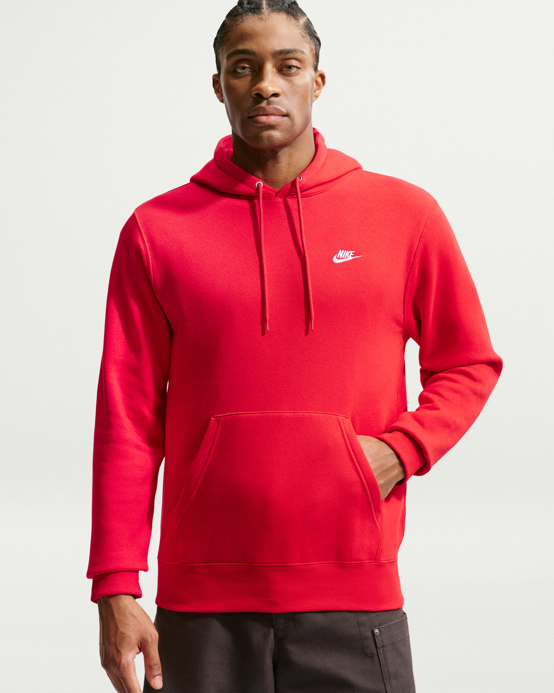 Nike Club — University Red/University Red/White