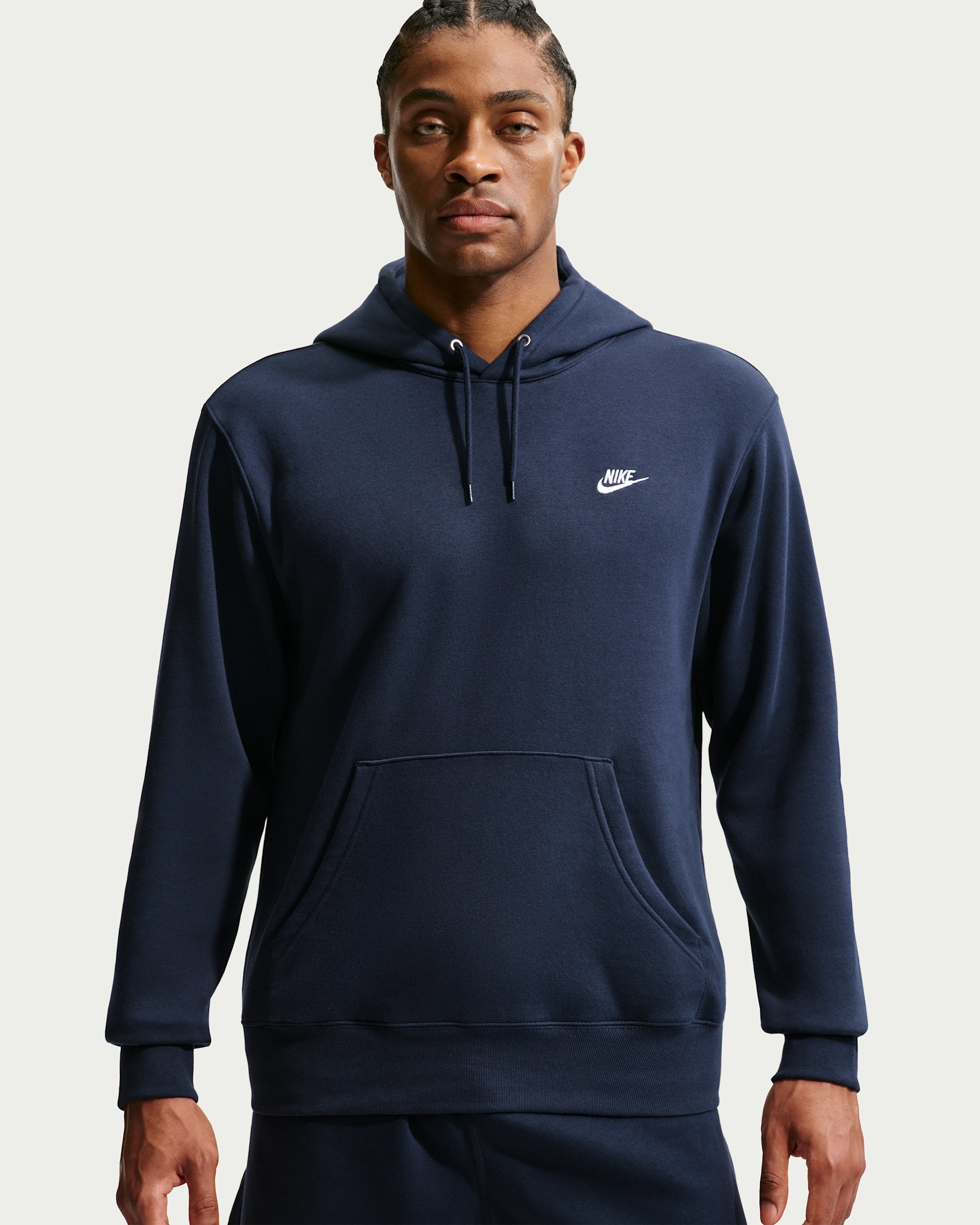 Nike Club — Obsidian/Obsidian/White