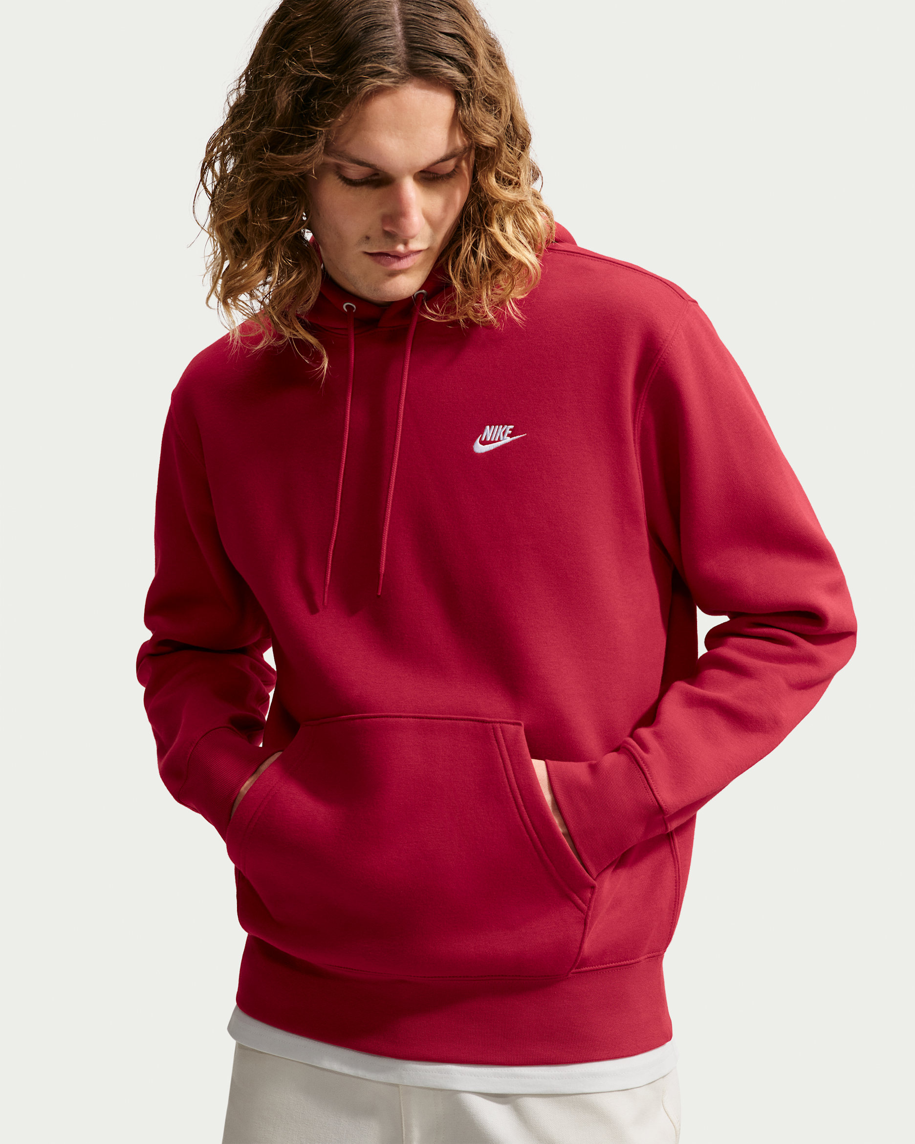 Nike Club — Tough Red/Tough Red/White