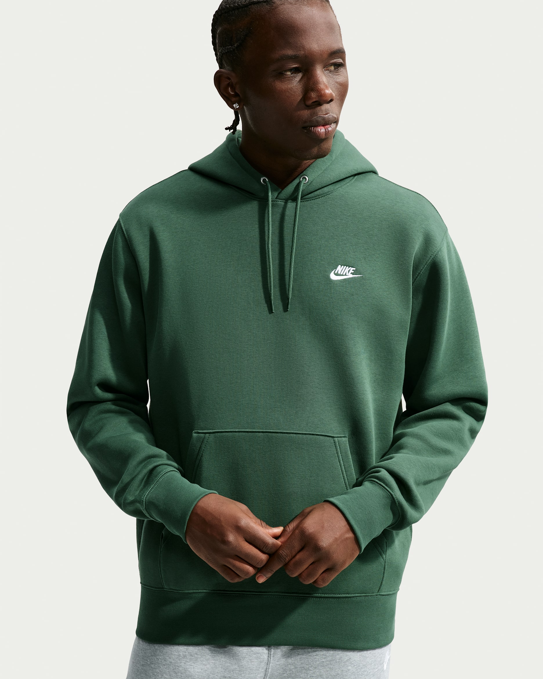 Nike Club — Fir/Fir/White