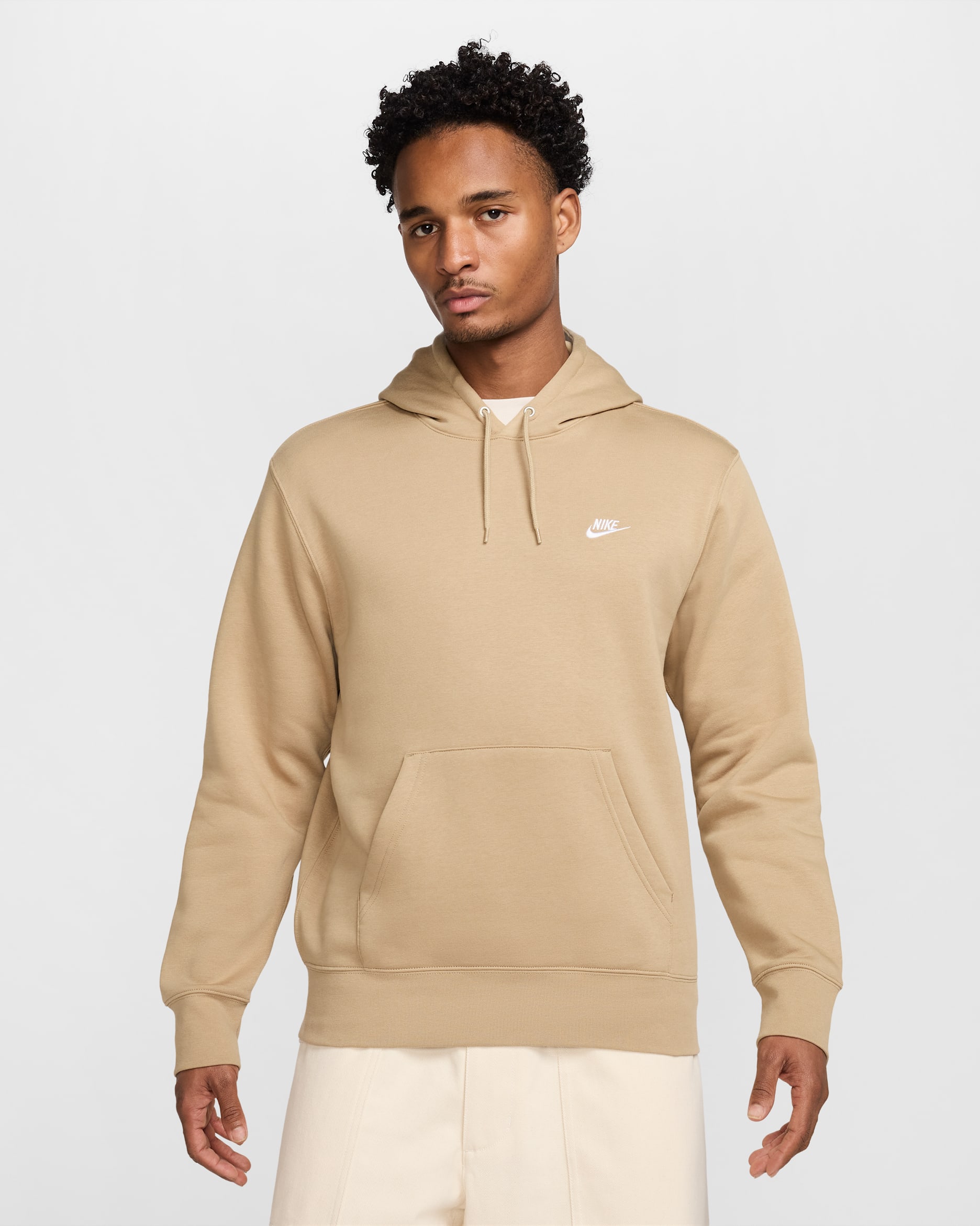 Nike Club — Parachute Beige/Parachute Beige/White