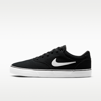 Nike SB Chron 2 Canvas — Black/Black/White