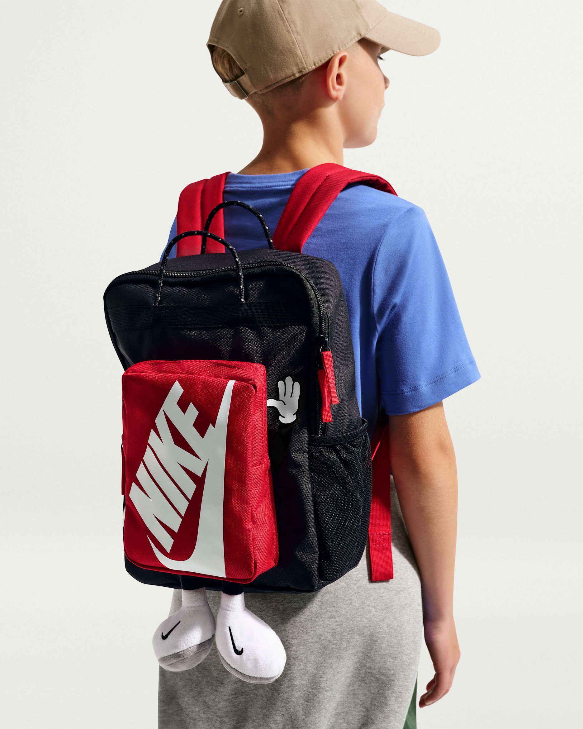 Nike — Black/University Red/White