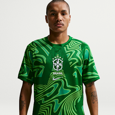 Brazil 2026 Stadium Goalkeeper — Pine Green/White