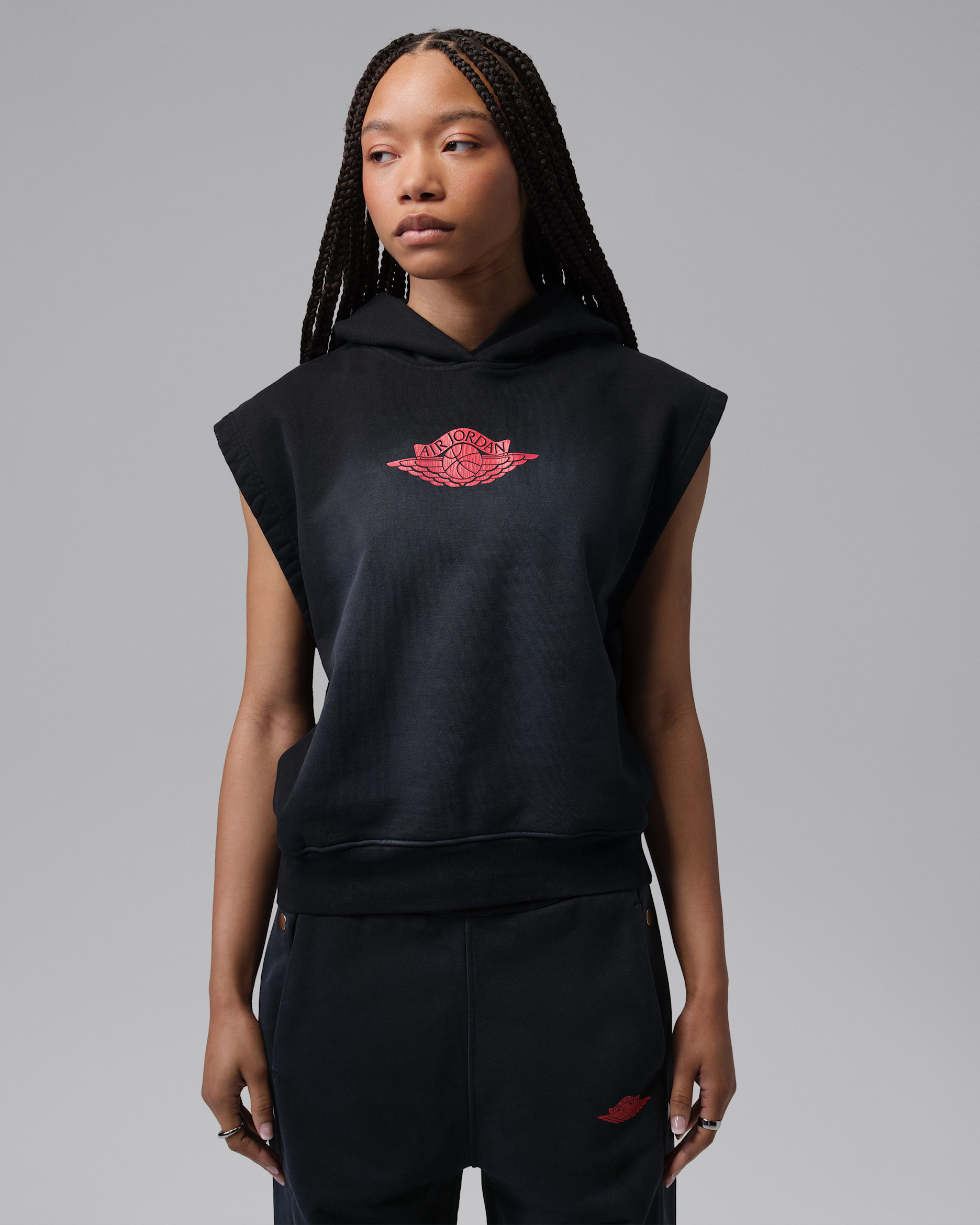 Jordan Flight Fleece — Black/Deep Royal/University Red