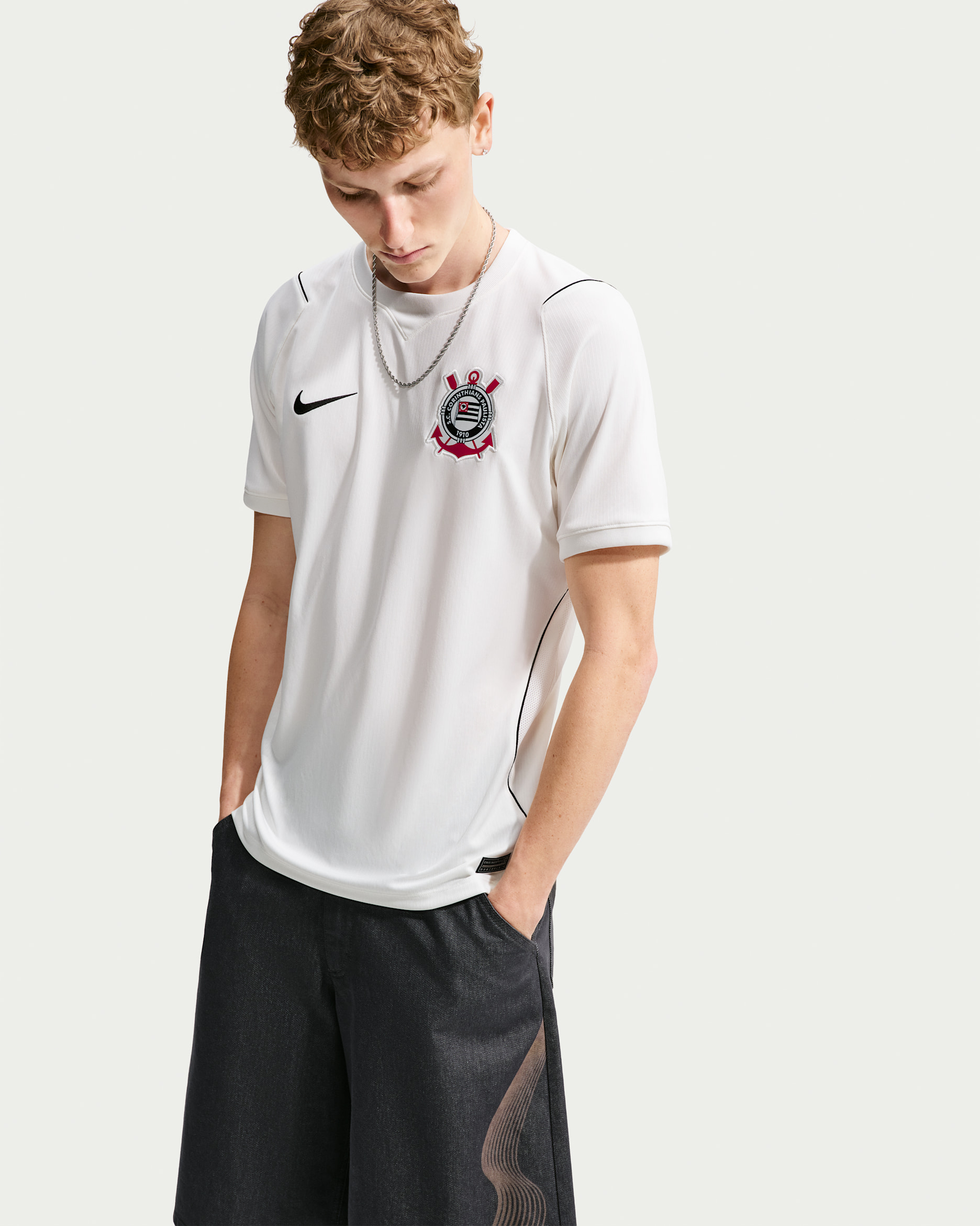 S.C. Corinthians 2026/27 Stadium Home — Sail/Black/Black