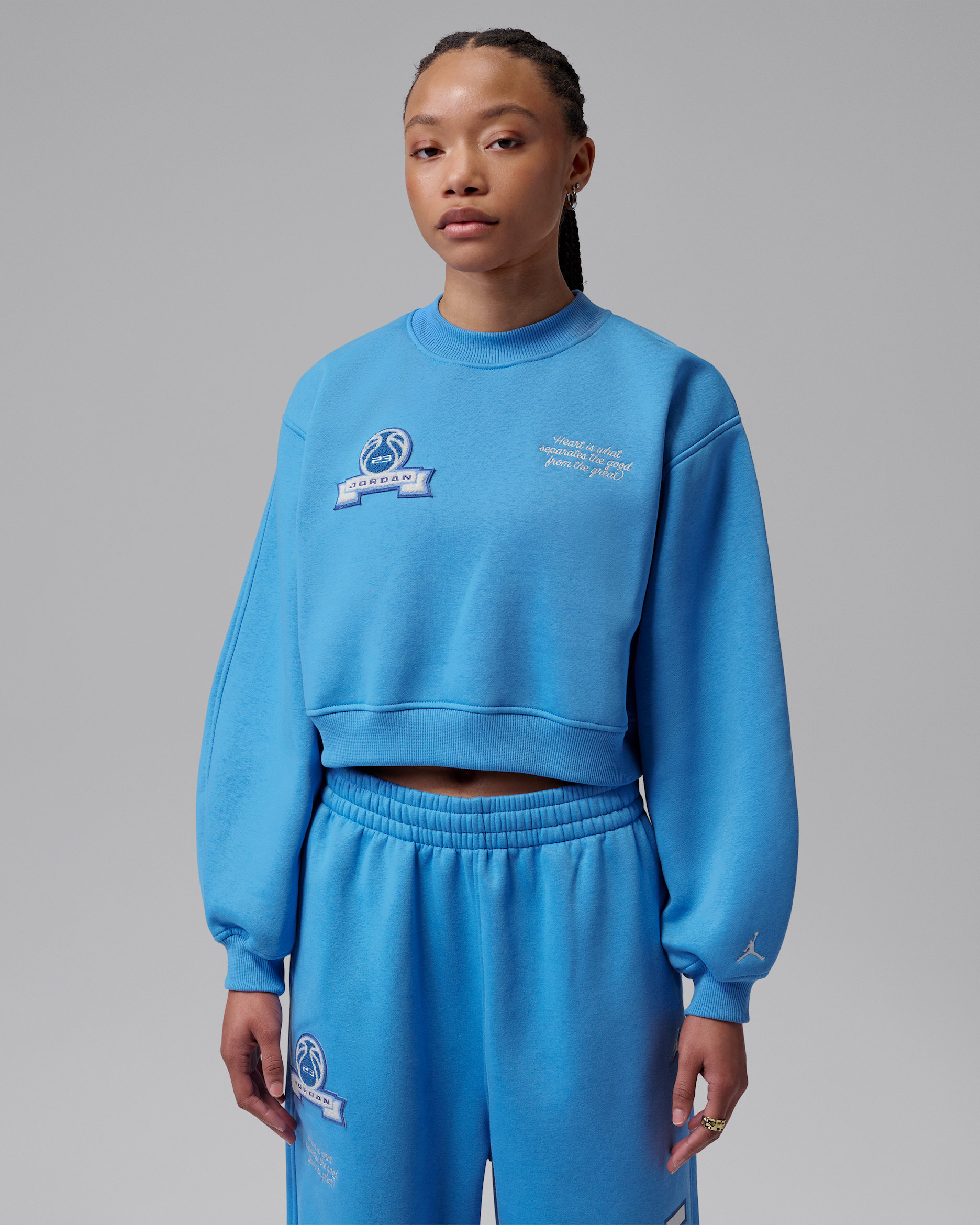 Jordan Brooklyn Fleece — Blue Beyond/Sail