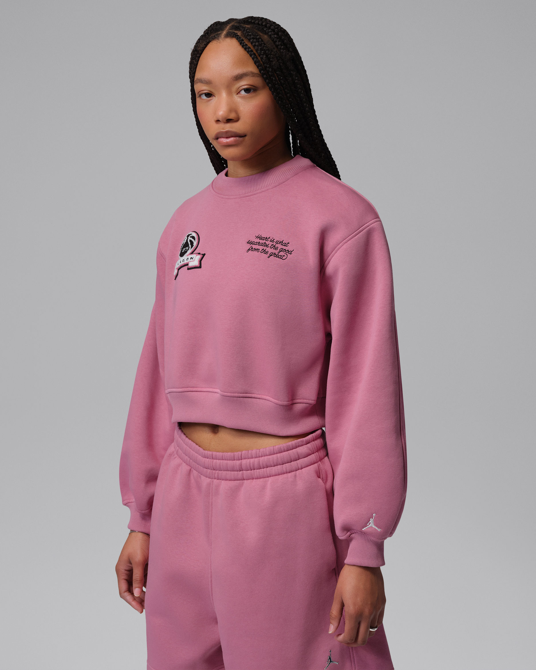 Jordan Brooklyn Fleece — Desert Berry/Sail