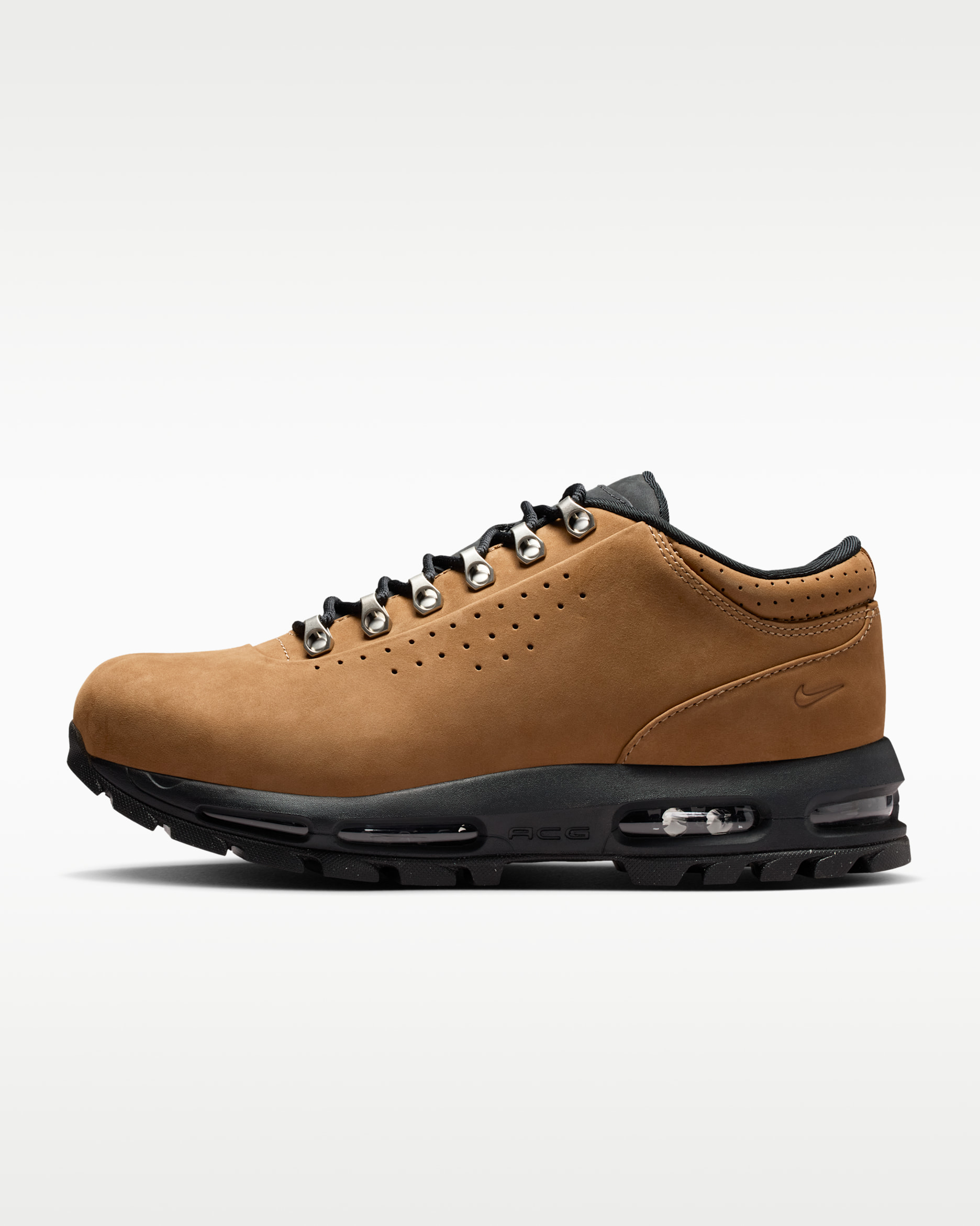Nike Air Max Goadome Low SP — Taupe/Black/University Red