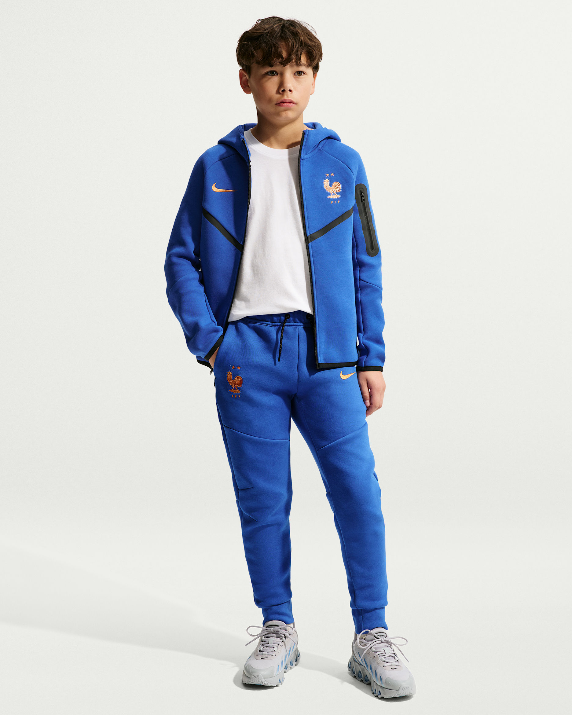 FFF Tech Fleece — Game Royal/Metallic Copper