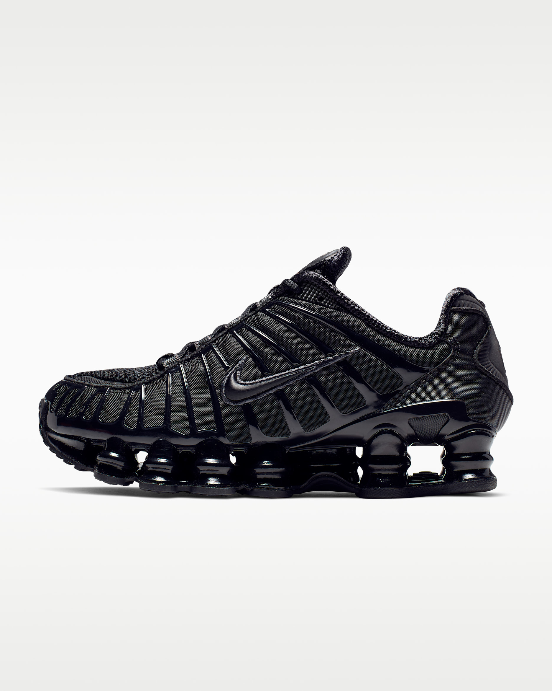 Nike Shox TL — Black/Metallic Hematite/Max Orange/Black