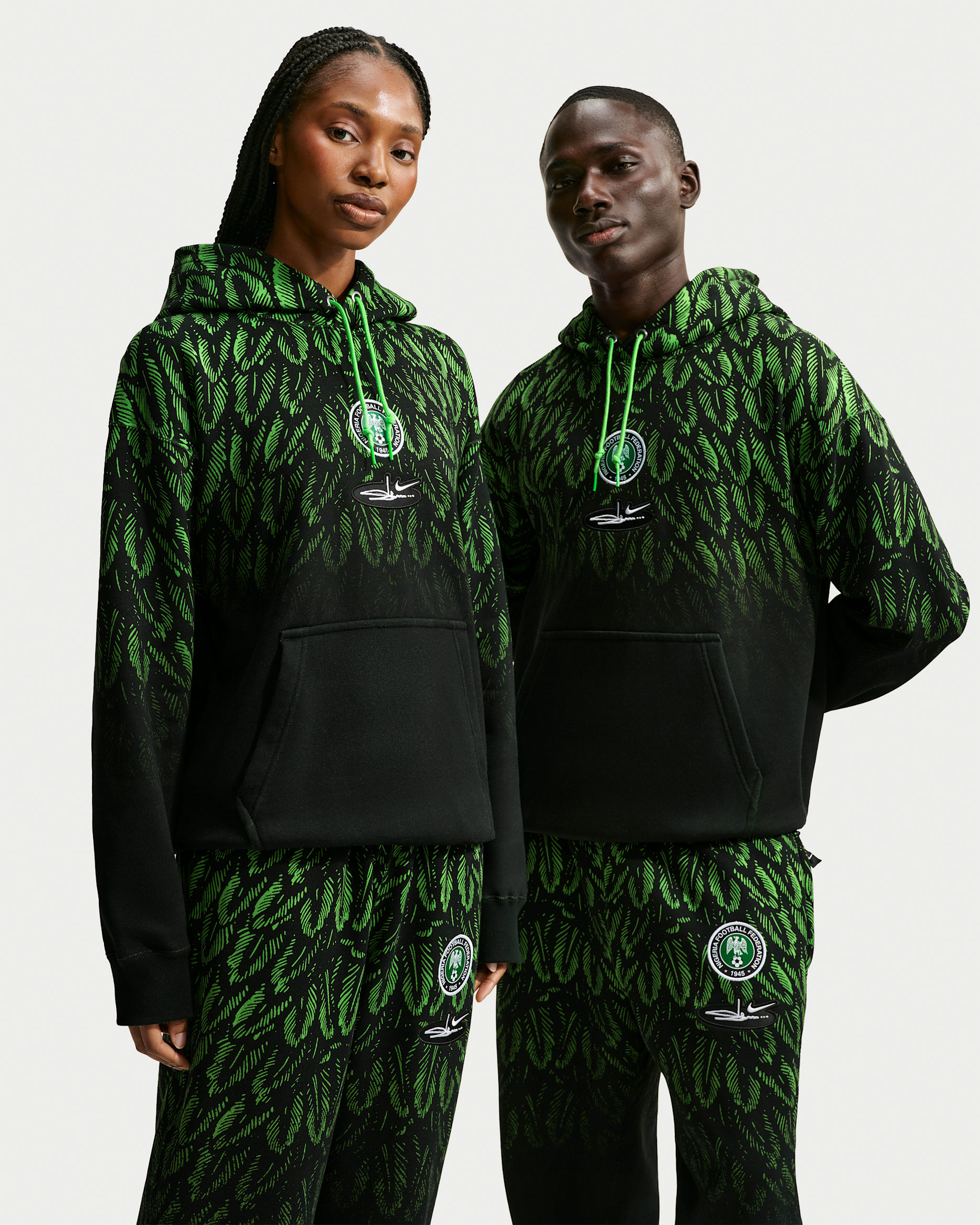 Nike x Nigeria x Slawn — Black/Poison Green/White