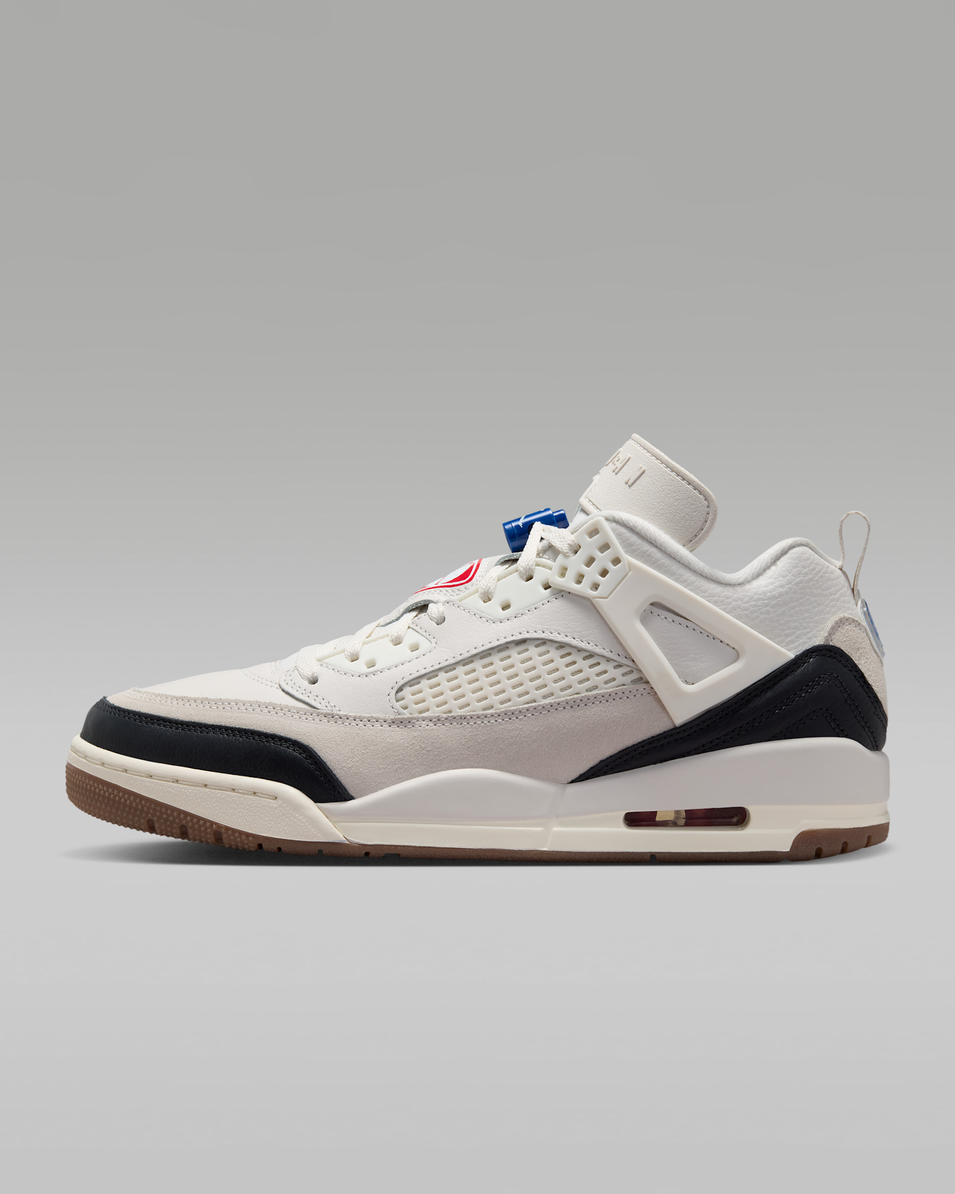 Jordan Spizike Low — Phantom/Sail/Old Royal/University Red