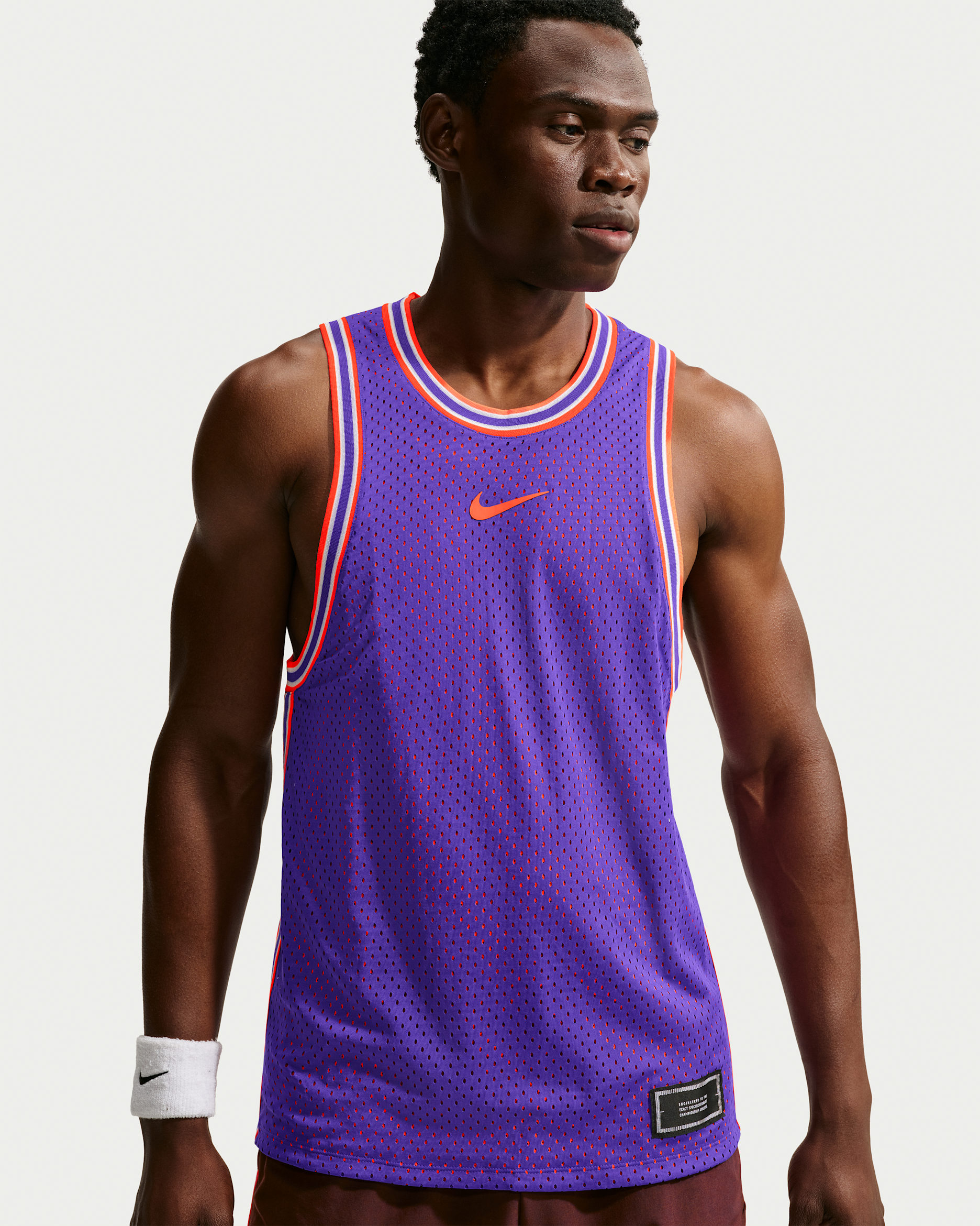 NikeCourt Slam — Dark Concord/Bright Crimson/Burgundy Ash/Bright Crimson