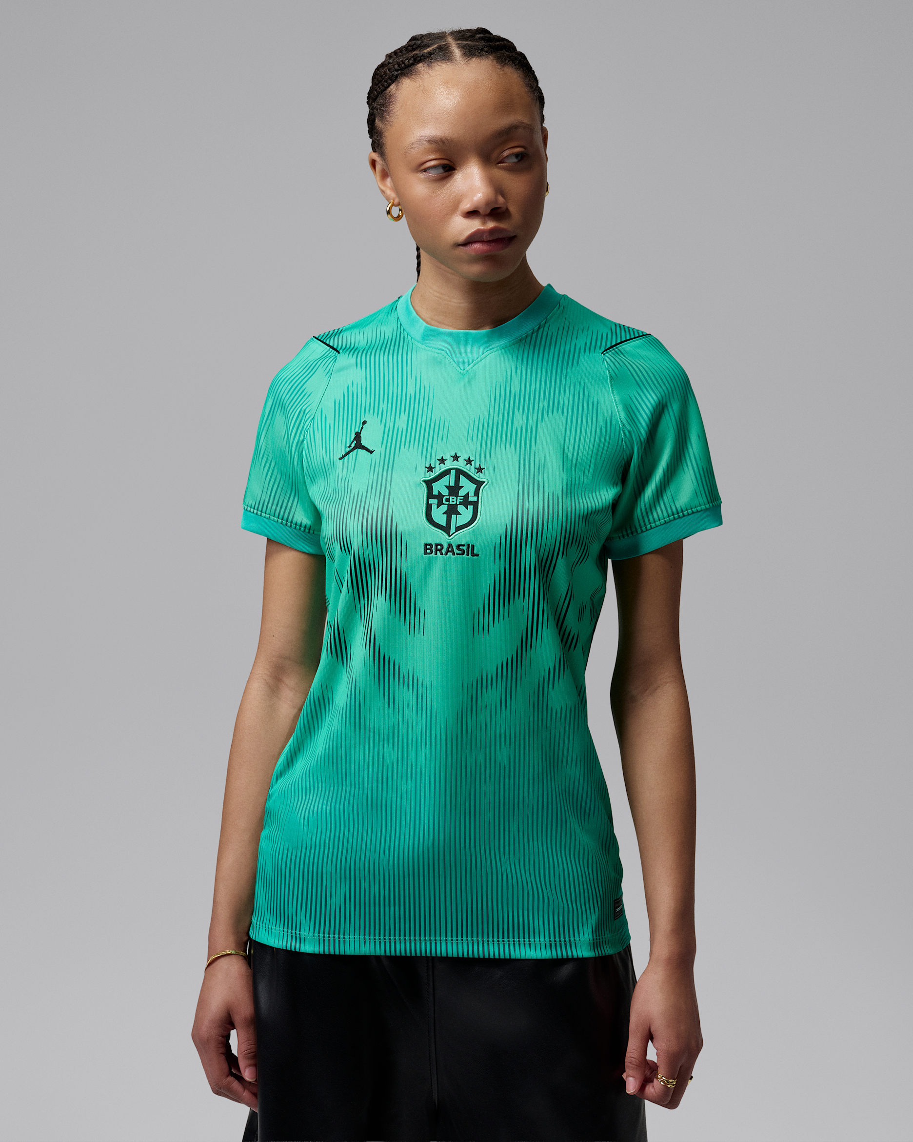 Brazil 2026 Stadium Goalkeeper — Light Menta/Black