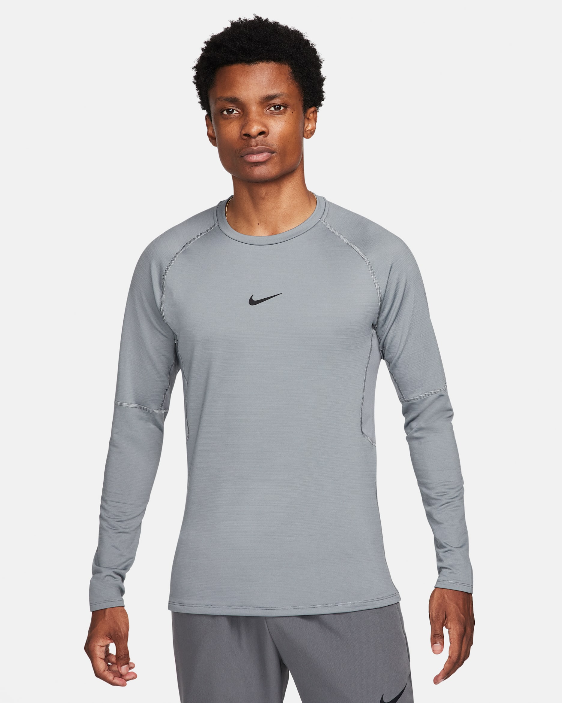 Nike Pro Warm — Smoke Grey/Black