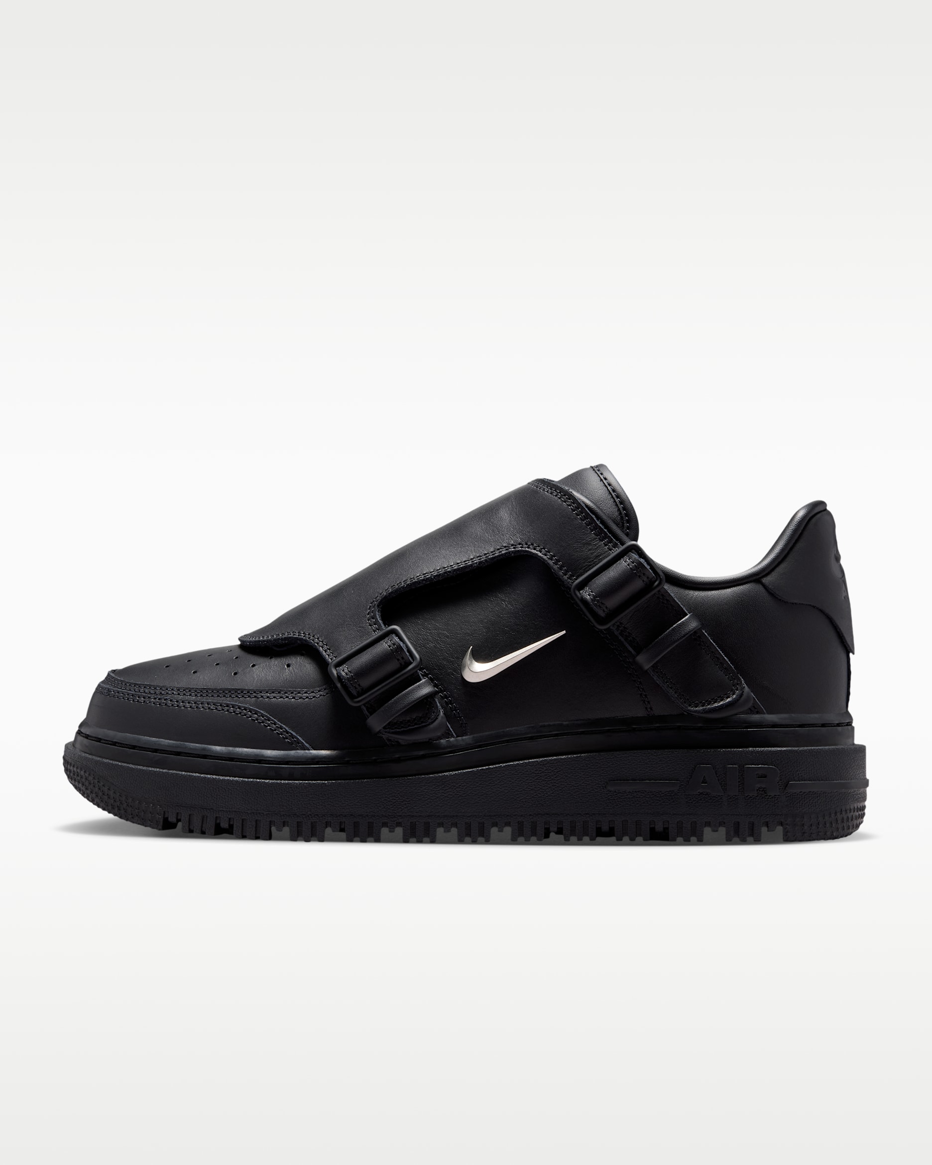 Nike Air Force 1 LX — Black/Anthracite/Metallic Silver