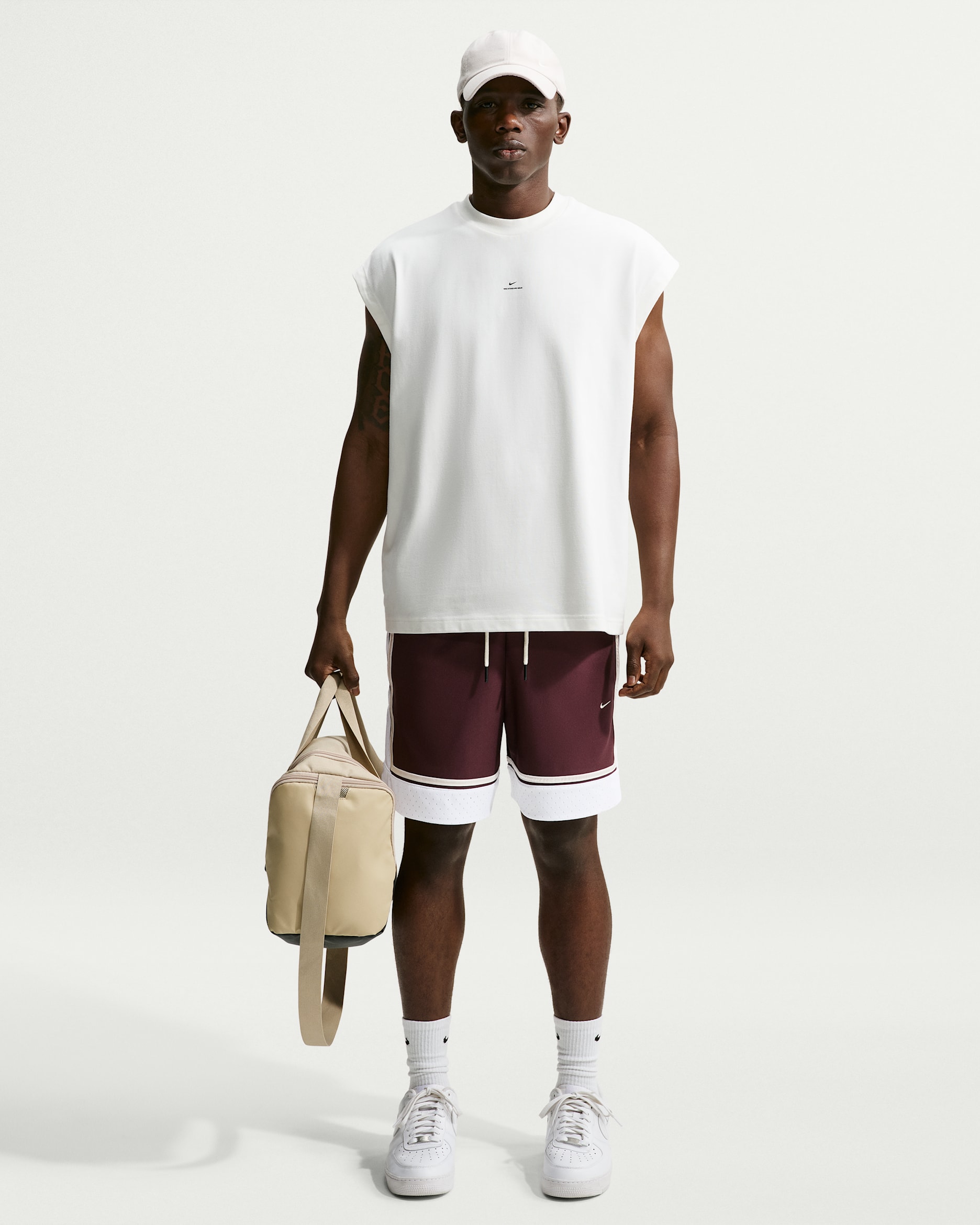 Nike Standard Issue — Burgundy Crush/White/Pale Ivory