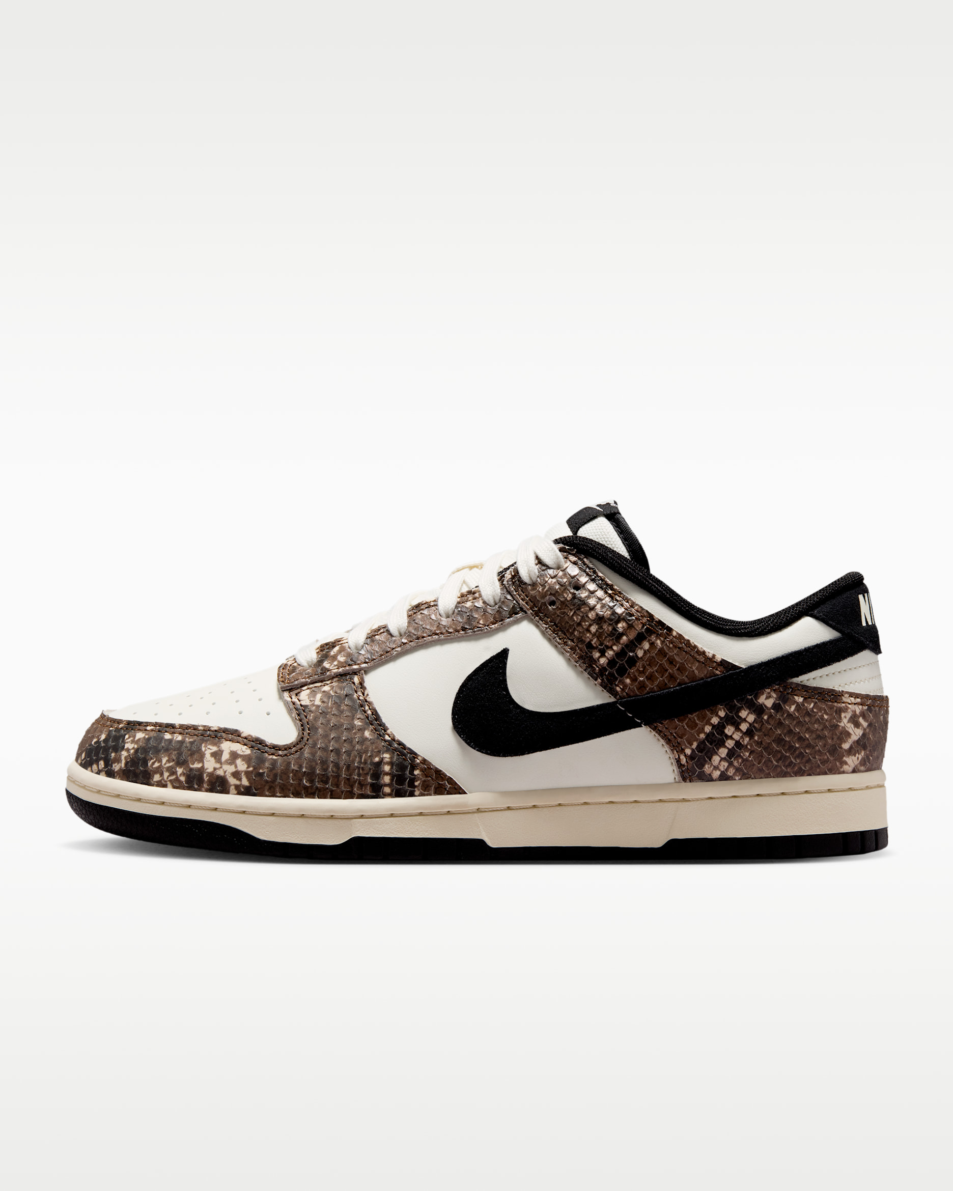 Nike Dunk Low Retro — Soft Pearl/Mosswood Brown/Sail/Black