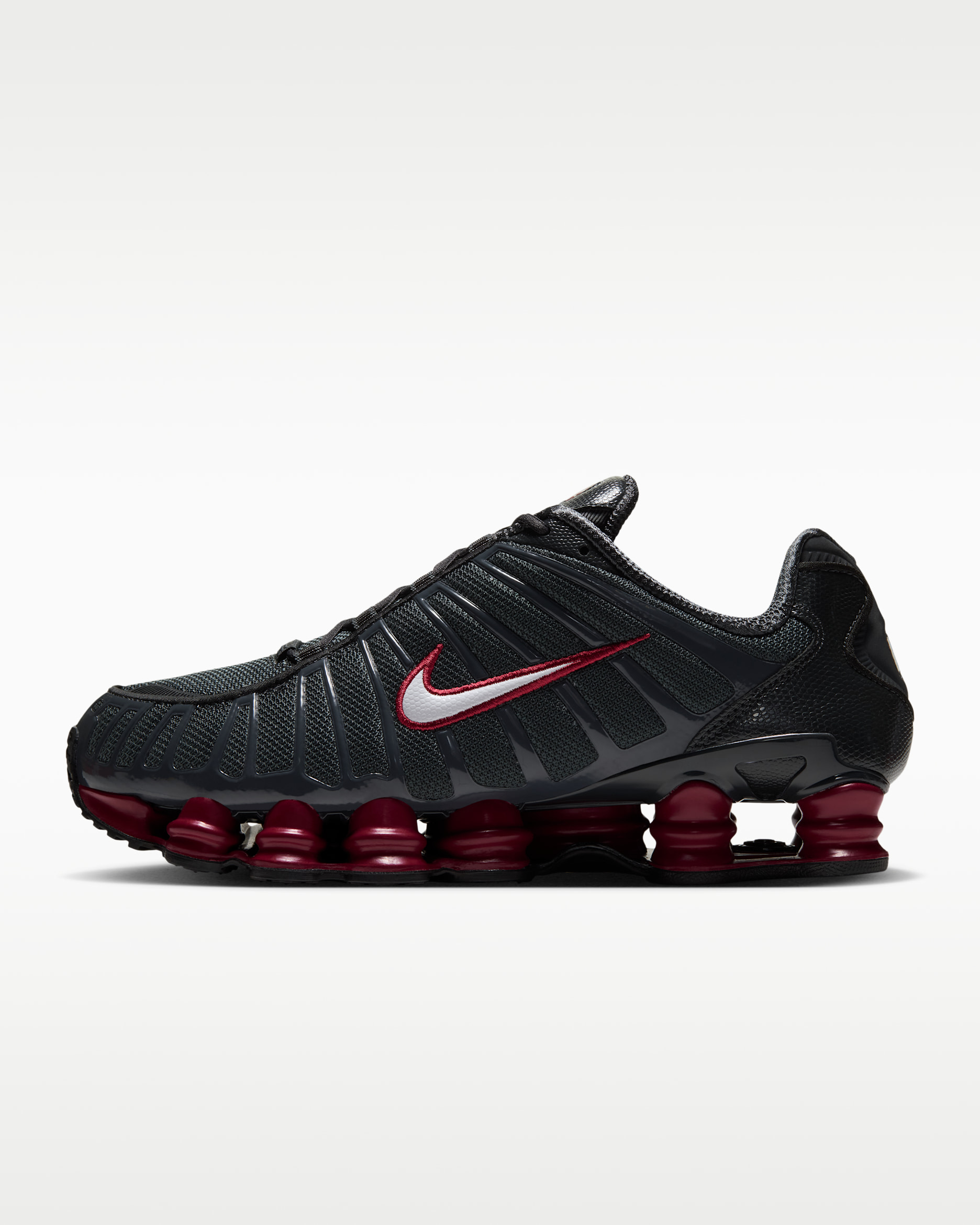 Nike Shox TL — Anthracite/Black/White/Tough Red