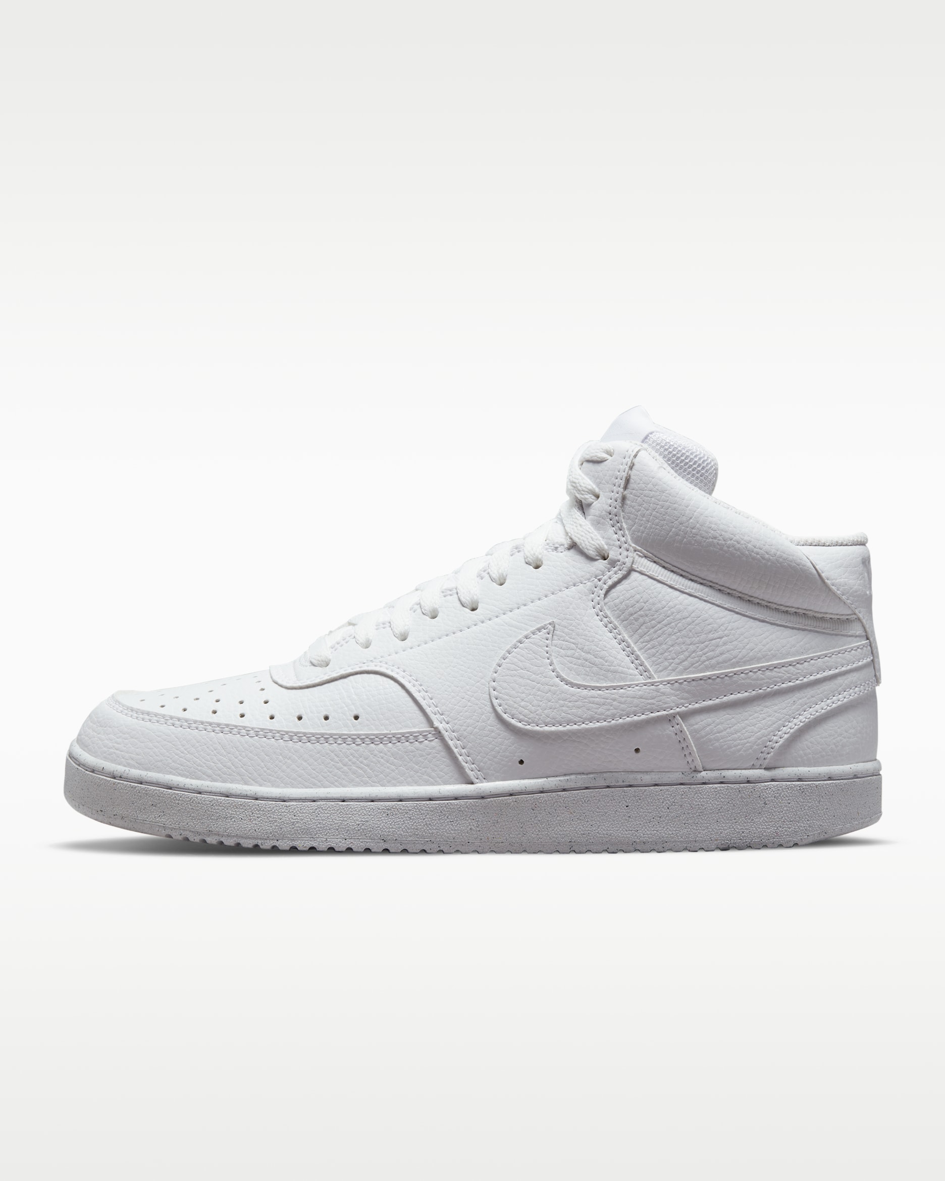 Nike Court Vision Mid Next Nature — White/White/White