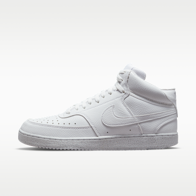 Nike Court Vision Mid Next Nature — White/White/White