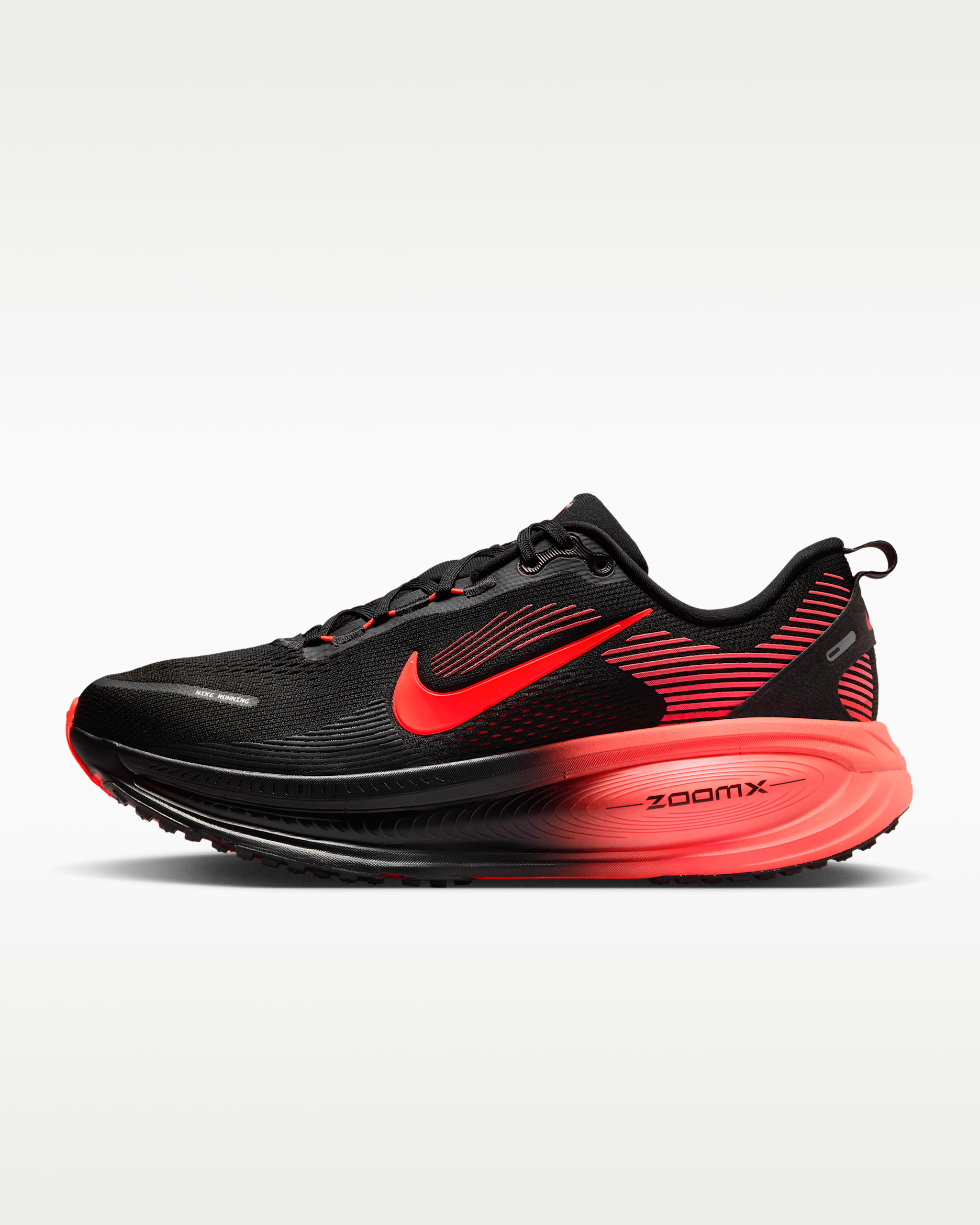 Nike Vomero 18 — Black/University Red/Anthracite/Bright Crimson