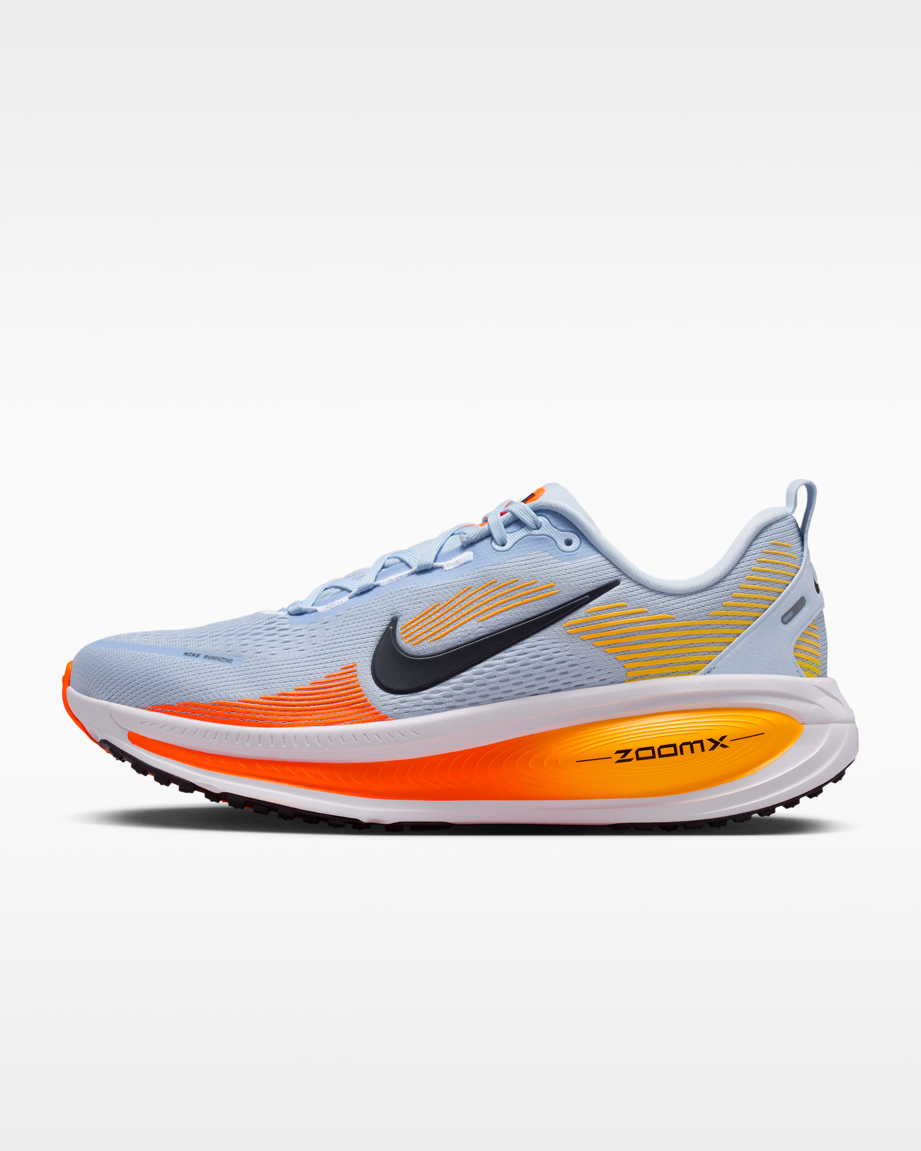 Nike Vomero 18 — Hydrogen Blue/Laser Orange/Total Orange/Black