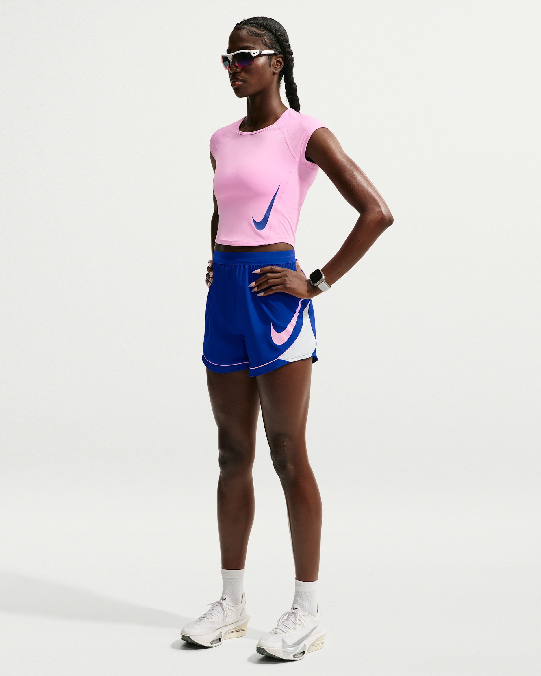 Nike Swoosh — Old Royal/Football Grey/Pink Rise