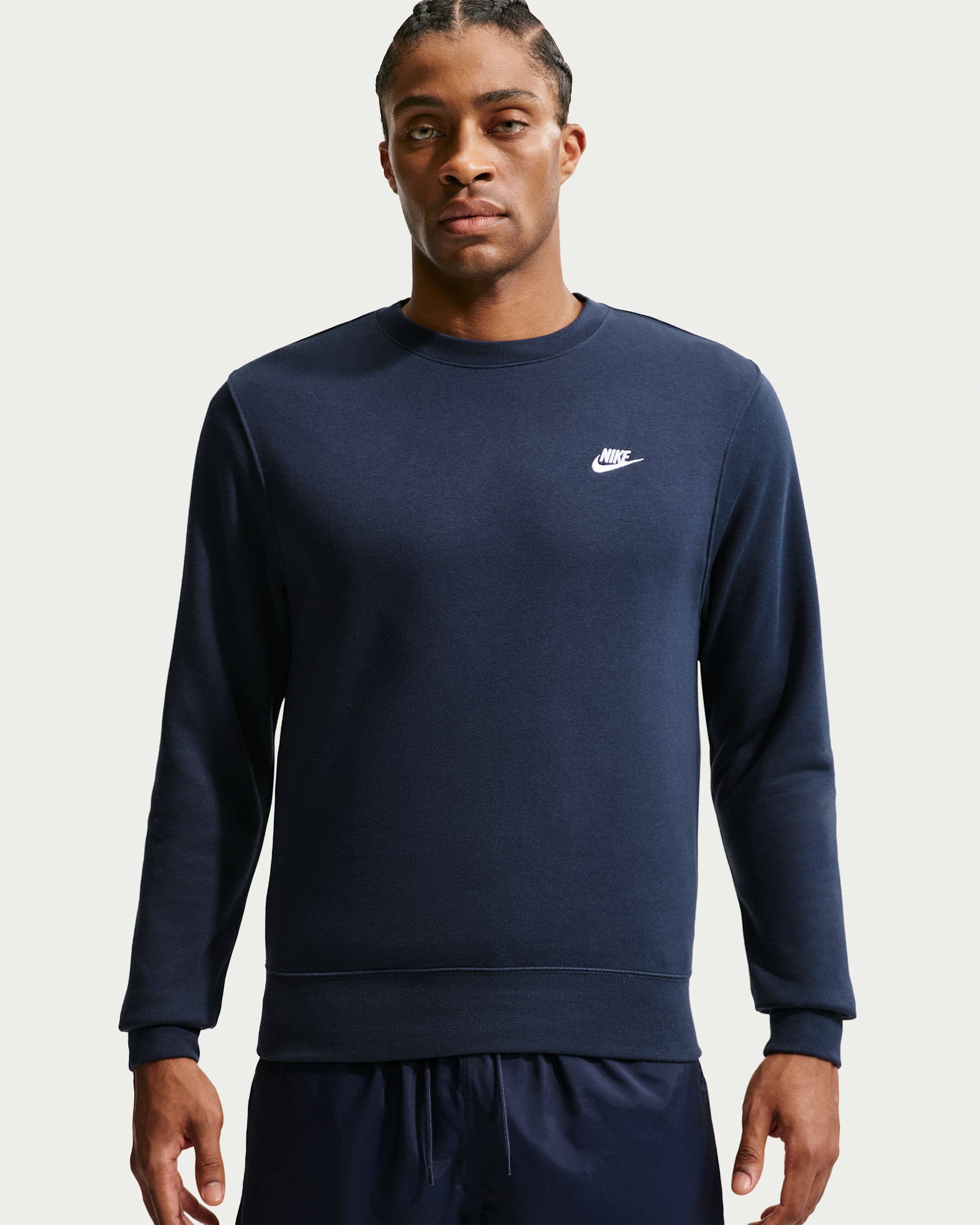 Nike Club — Obsidian/White