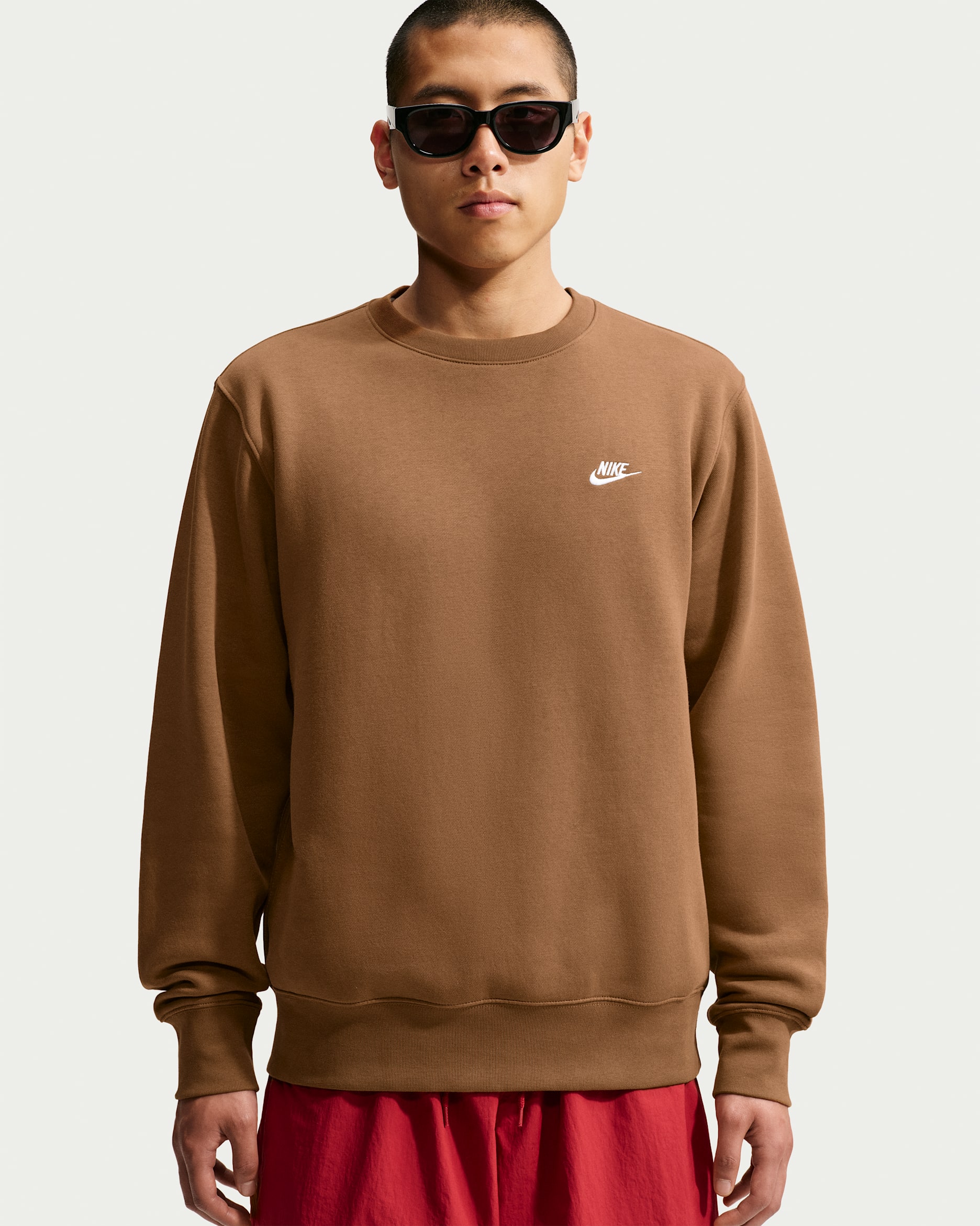 Nike Club — Ale Brown/White